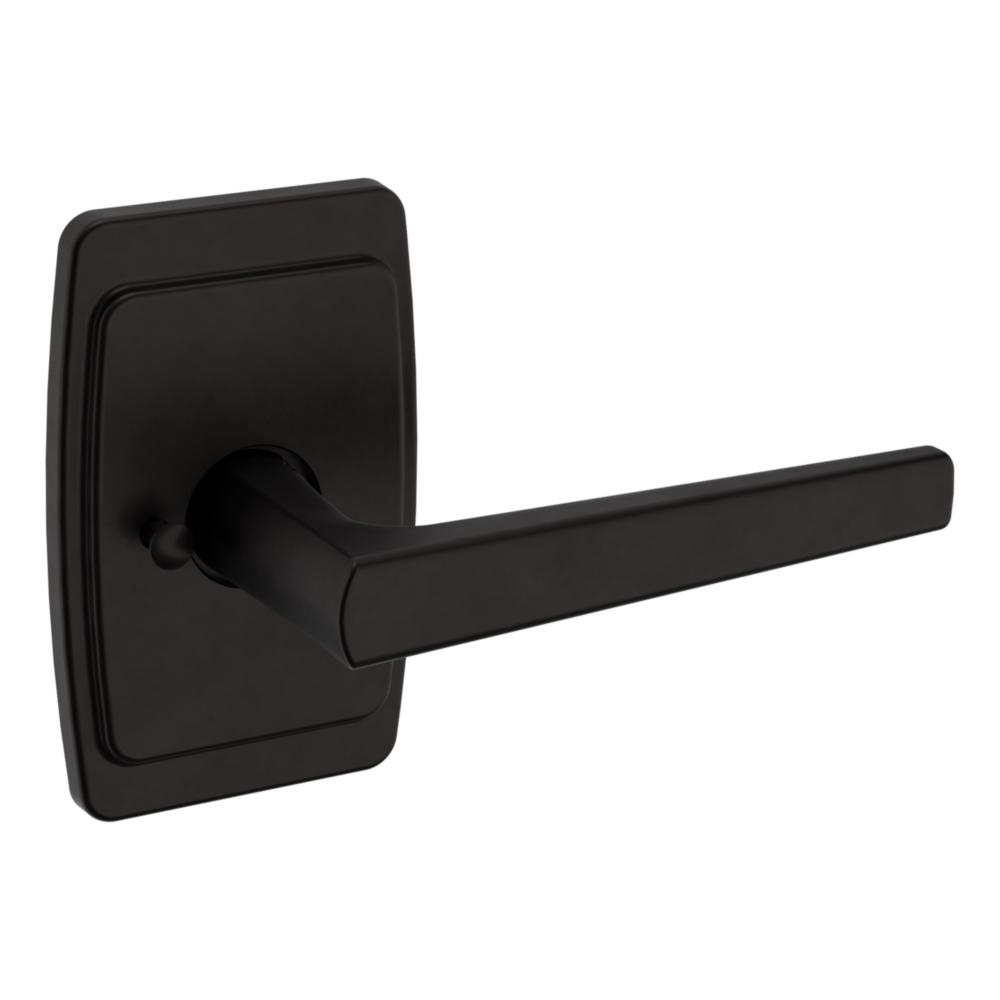 Baldwin L024 Palm Springs Lever Set with R046 Rose Oil-Rubbed Bronze / Privacy / Reversible
