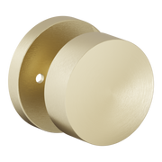 Baldwin 5079 Minneapolis Knob Set with 5046-5146 Rose Lifetime (PVD) Satin Brass / Privacy / Reversible