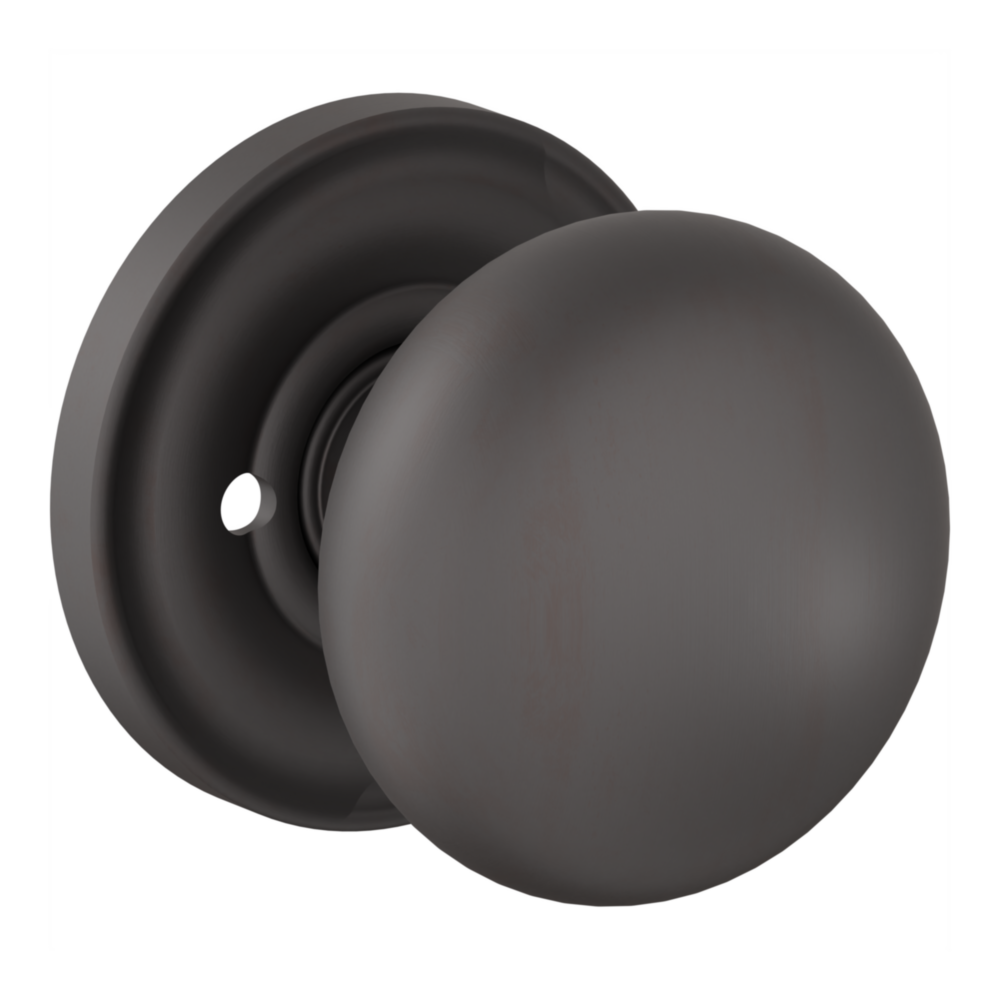 Baldwin 5083 Baltimore Knob Set with 5048-5148 Rose Oil-Rubbed Bronze / Privacy / Reversible