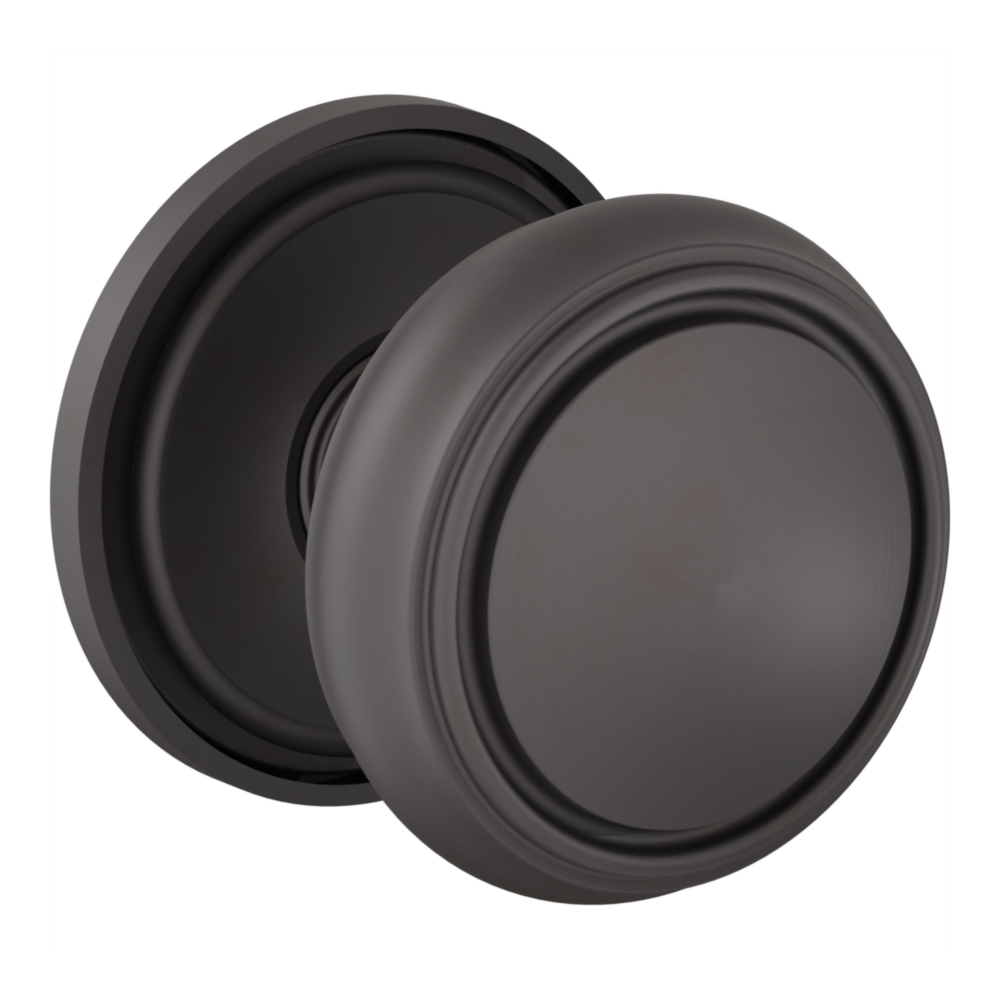 Baldwin 5088 Nashville Knob Set with 5070-5123 Rose Oil-Rubbed Bronze / Passage / Reversible