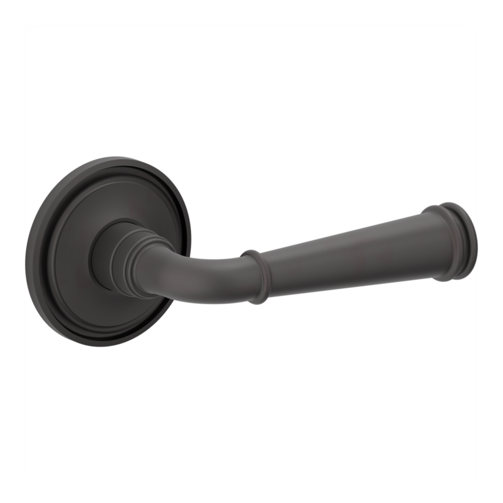 Baldwin L033 Briarcrest Lever Set with 5070-5123 Rose Oil-Rubbed Bronze / Passage / Reversible