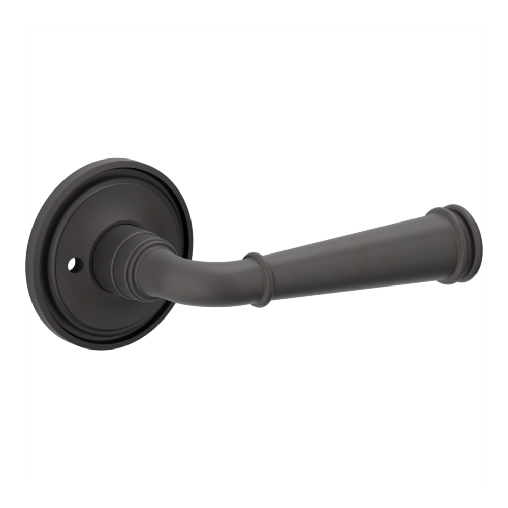 Baldwin L033 Briarcrest Lever Set with 5070-5123 Rose Oil-Rubbed Bronze / Privacy / Reversible