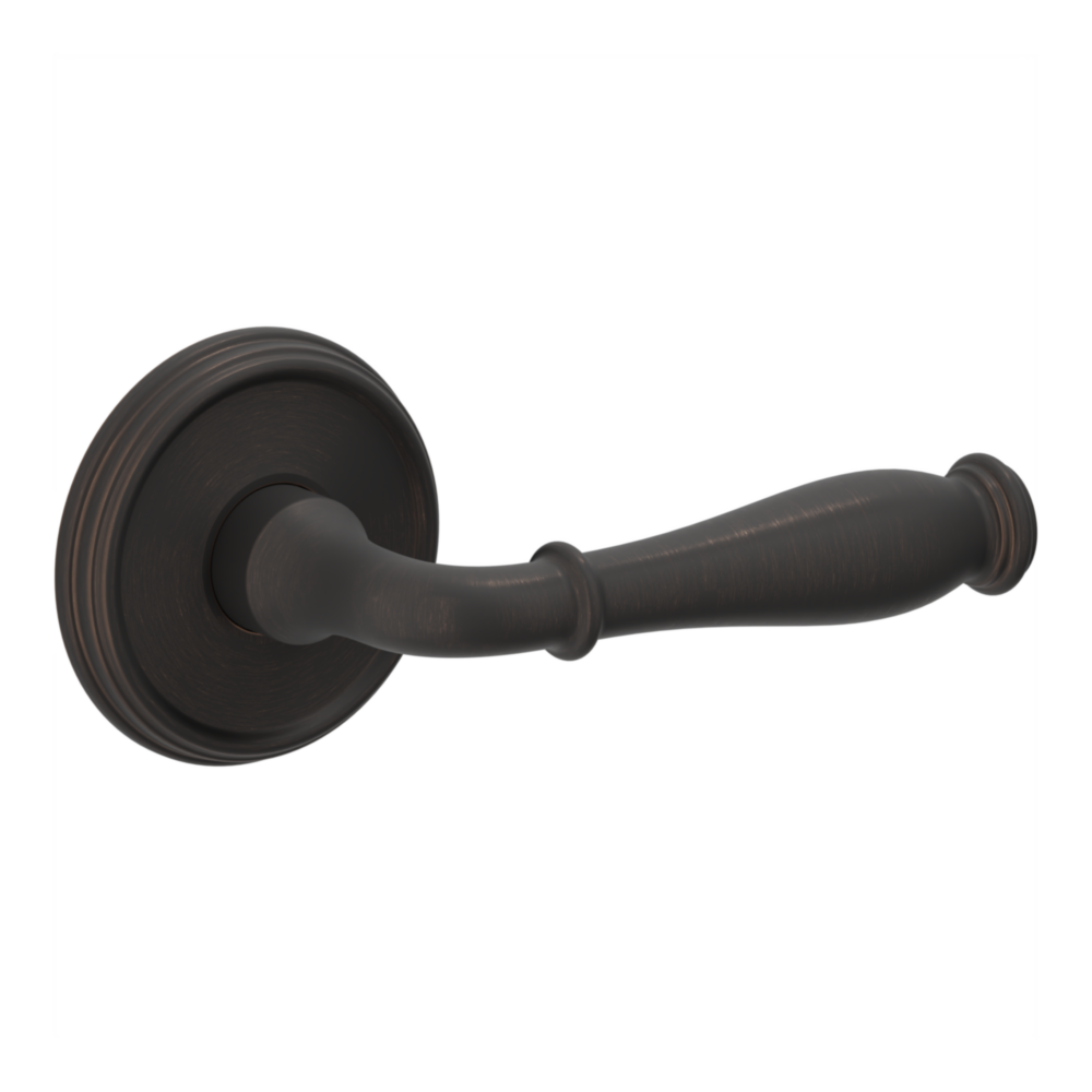 Baldwin L034 Nashville Lever Set with 5078-5134 Rose Venetian Bronze / Passage / Reversible