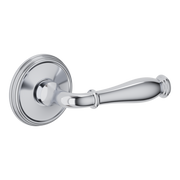Baldwin L034 Nashville Lever Set with 5078-5134 Rose Polished Chrome / Passage / Reversible