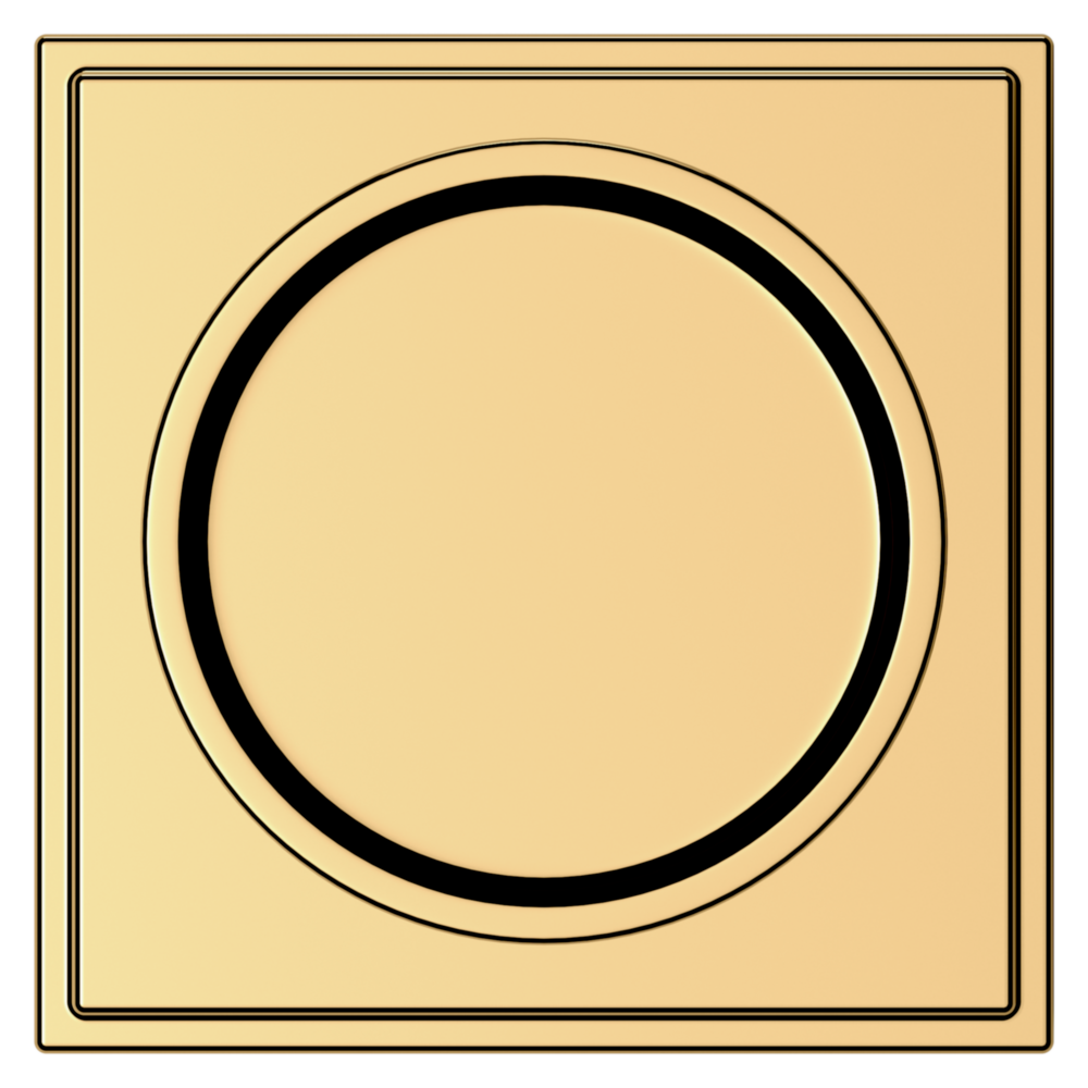 Baldwin K007 Hollywood Hills Knob Set with R050 Rose Lifetime (PVD) Polished Brass / Passage / Reversible