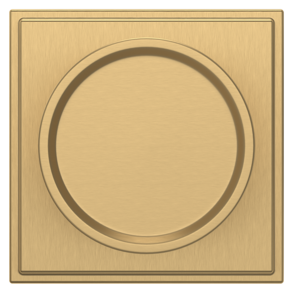 Baldwin K007 Hollywood Hills Knob Set with R050 Rose Vintage Brass / Privacy / Reversible