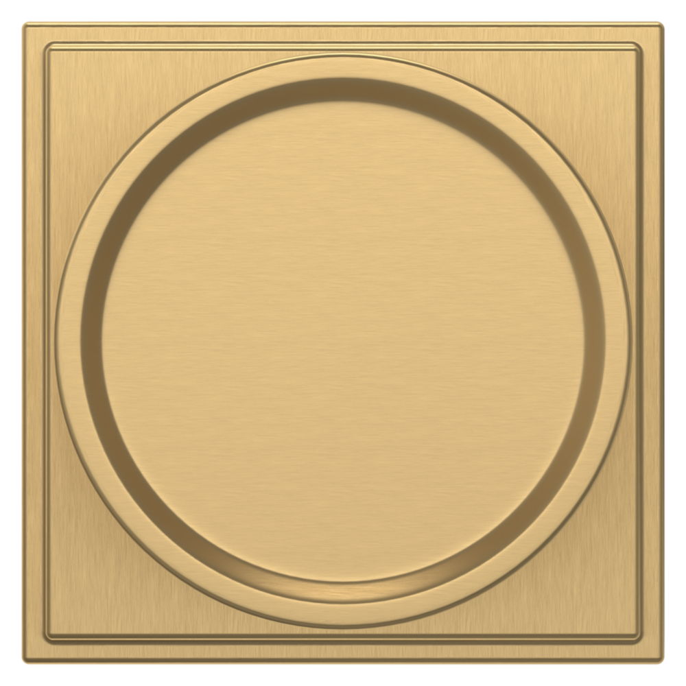 Baldwin K008 Hollywood Hills Knob Set with R050 Rose Vintage Brass / Passage / Reversible