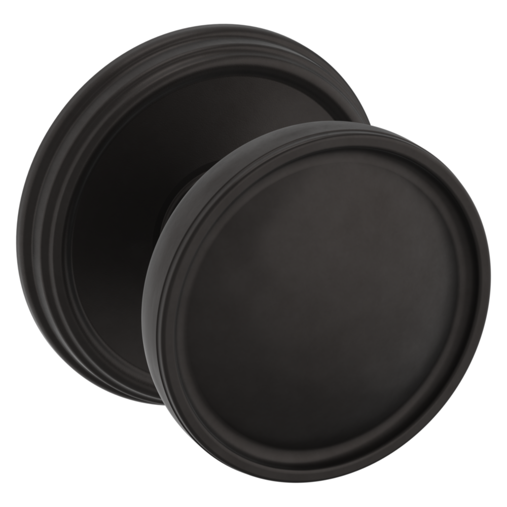 Baldwin K012 Tulip Knob Set with 5078 Rose Oil-Rubbed Bronze / Passage / Reversible