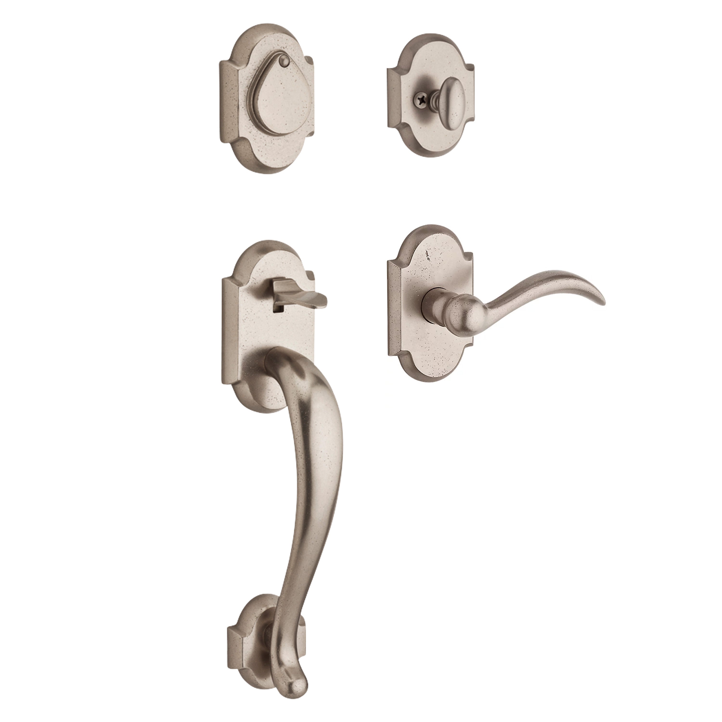 Baldwin Reserve Adirondack Single Cylinder Handleset With Arch Lever
