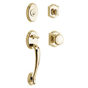 Baldwin Reserve Columbus Single Cylinder Handleset With Round Knob