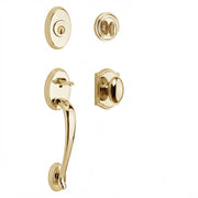 Baldwin Reserve Columbus Single Cylinder Handleset With Ellipse Knob