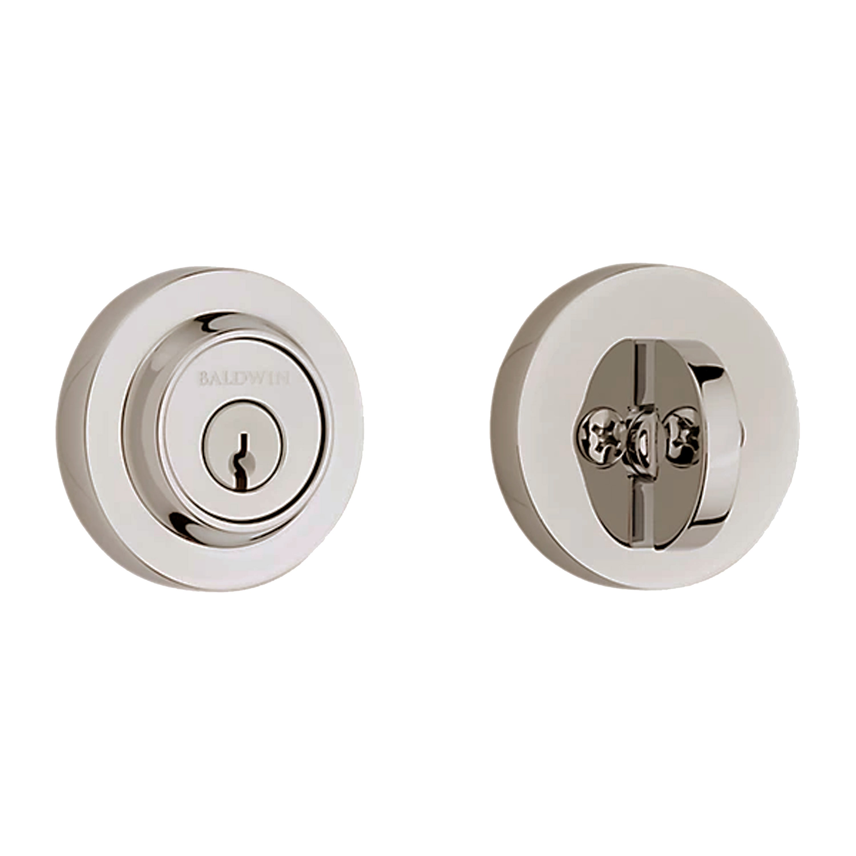Baldwin Reserve Contemporary Round Single Cylinder Deadbolt