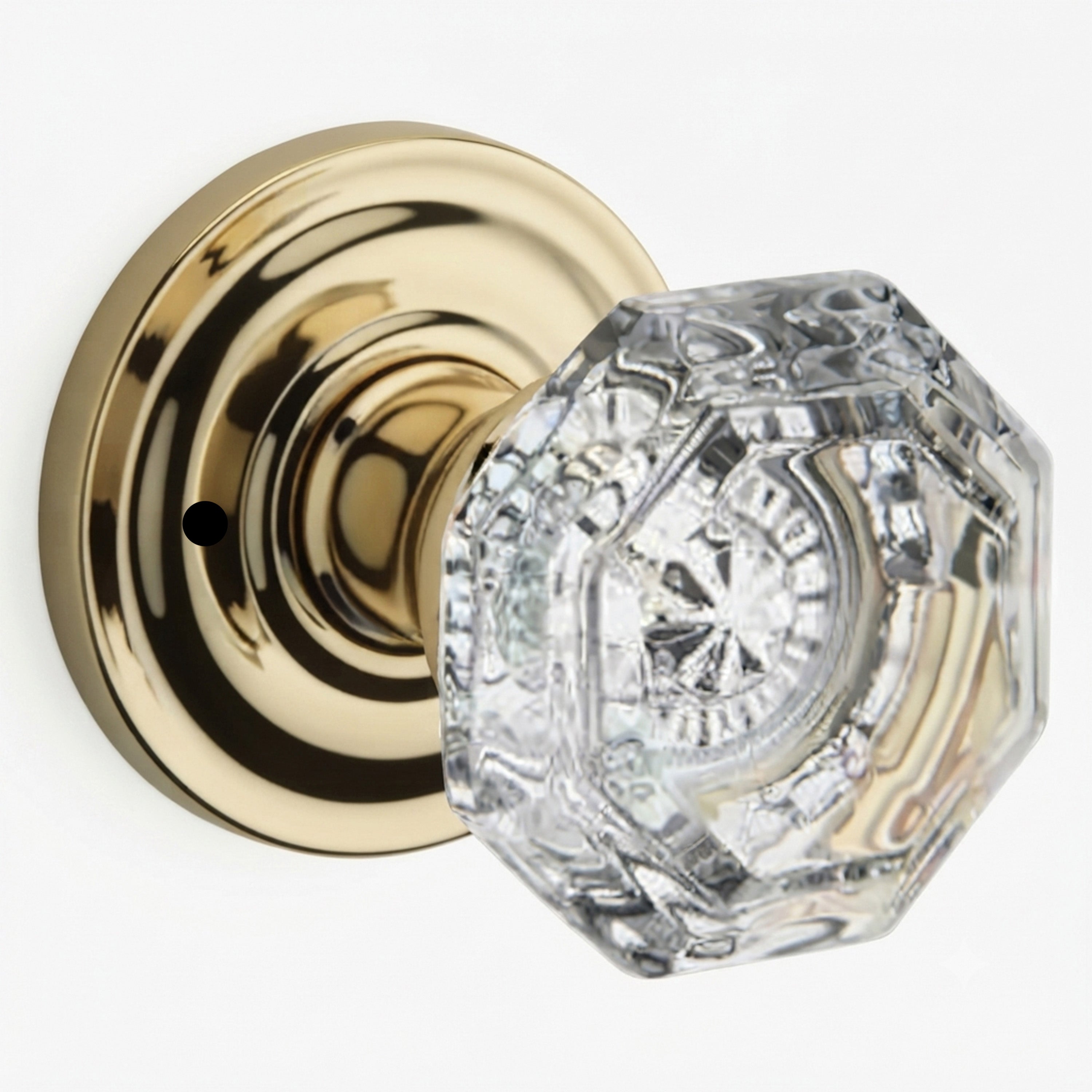 Baldwin Reserve Crystal Privacy Knob Set