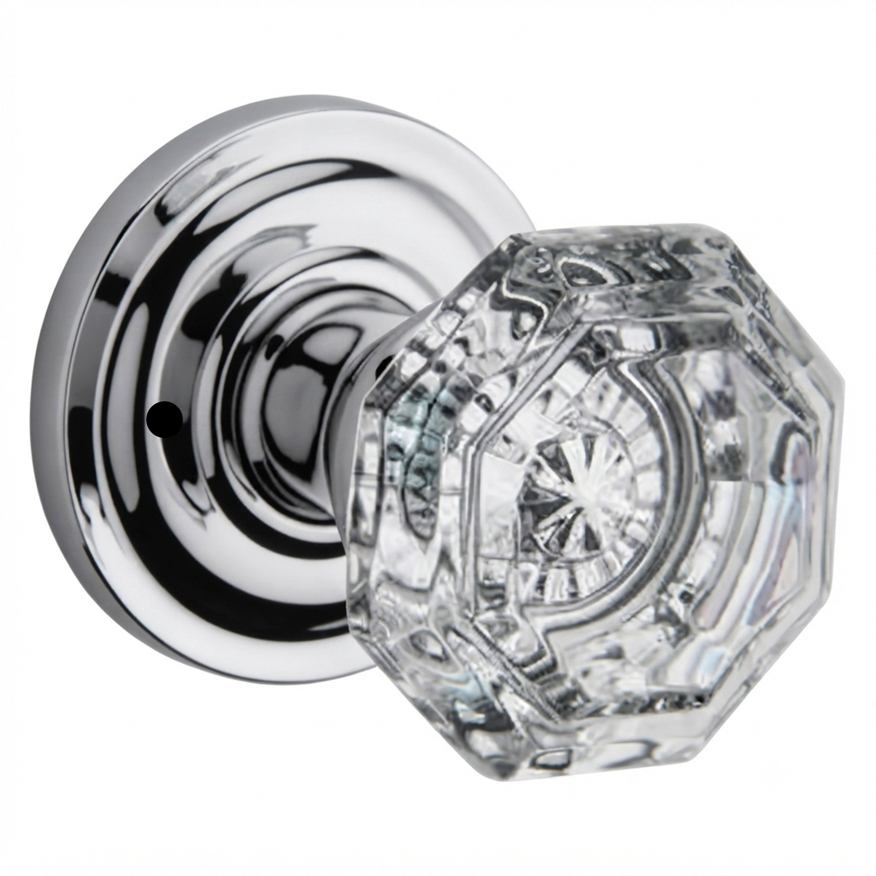 Baldwin Reserve Crystal Privacy Knob Set