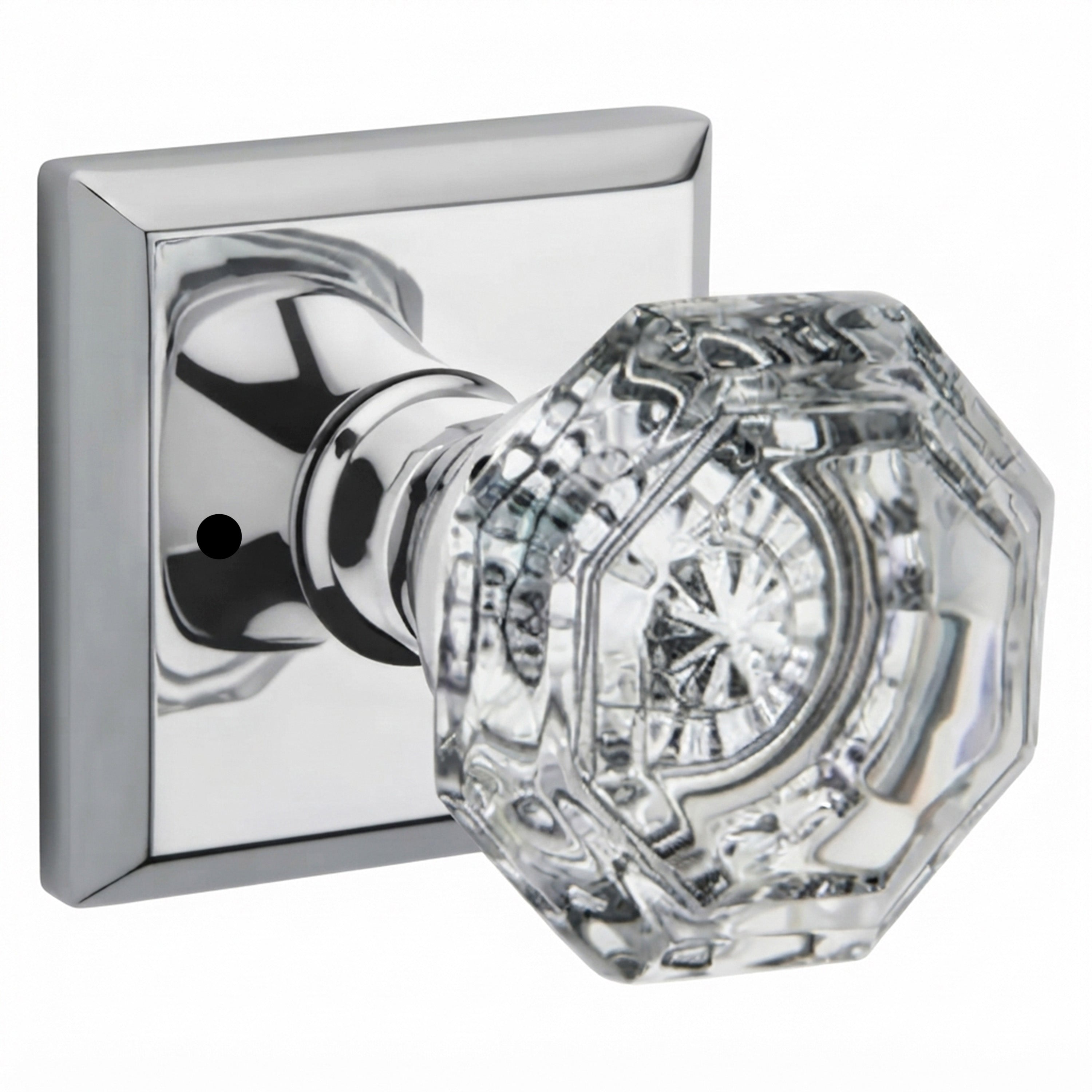 Baldwin Reserve Crystal Privacy Knob Set