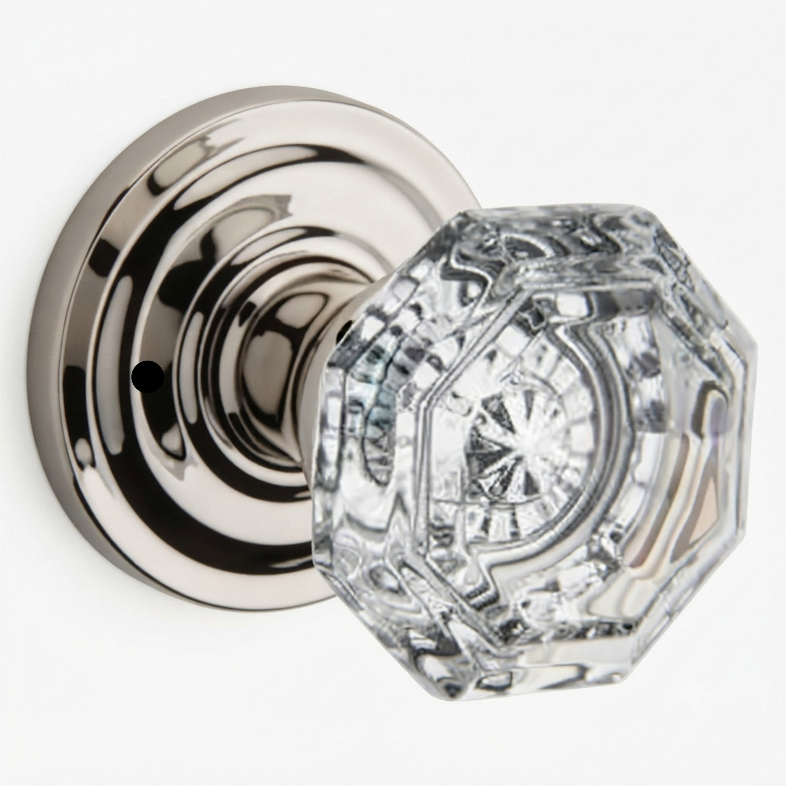 Baldwin Reserve Crystal Privacy Knob Set