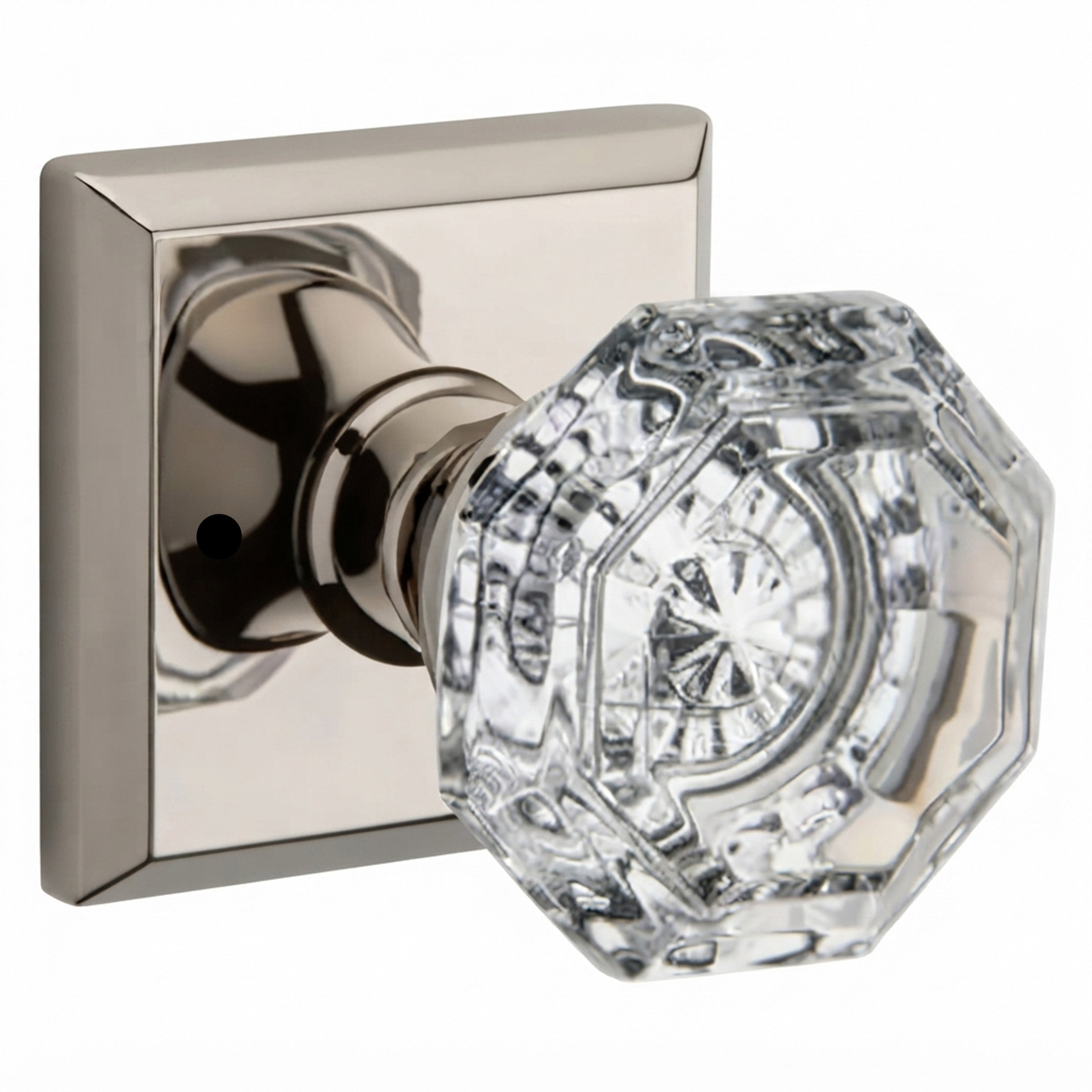 Baldwin Reserve Crystal Privacy Knob Set
