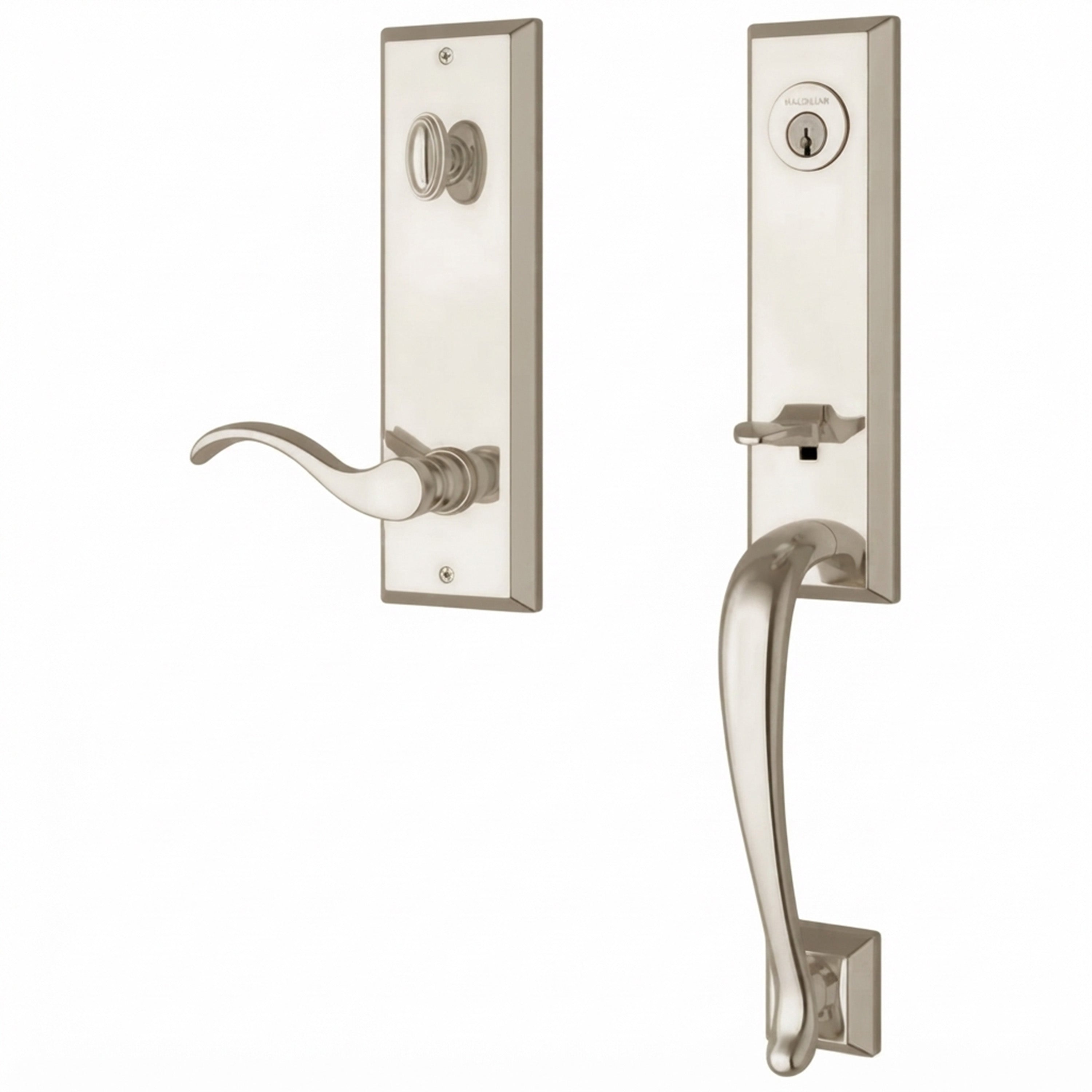 Baldwin Reserve Del Mar Handleset With Curve Lever