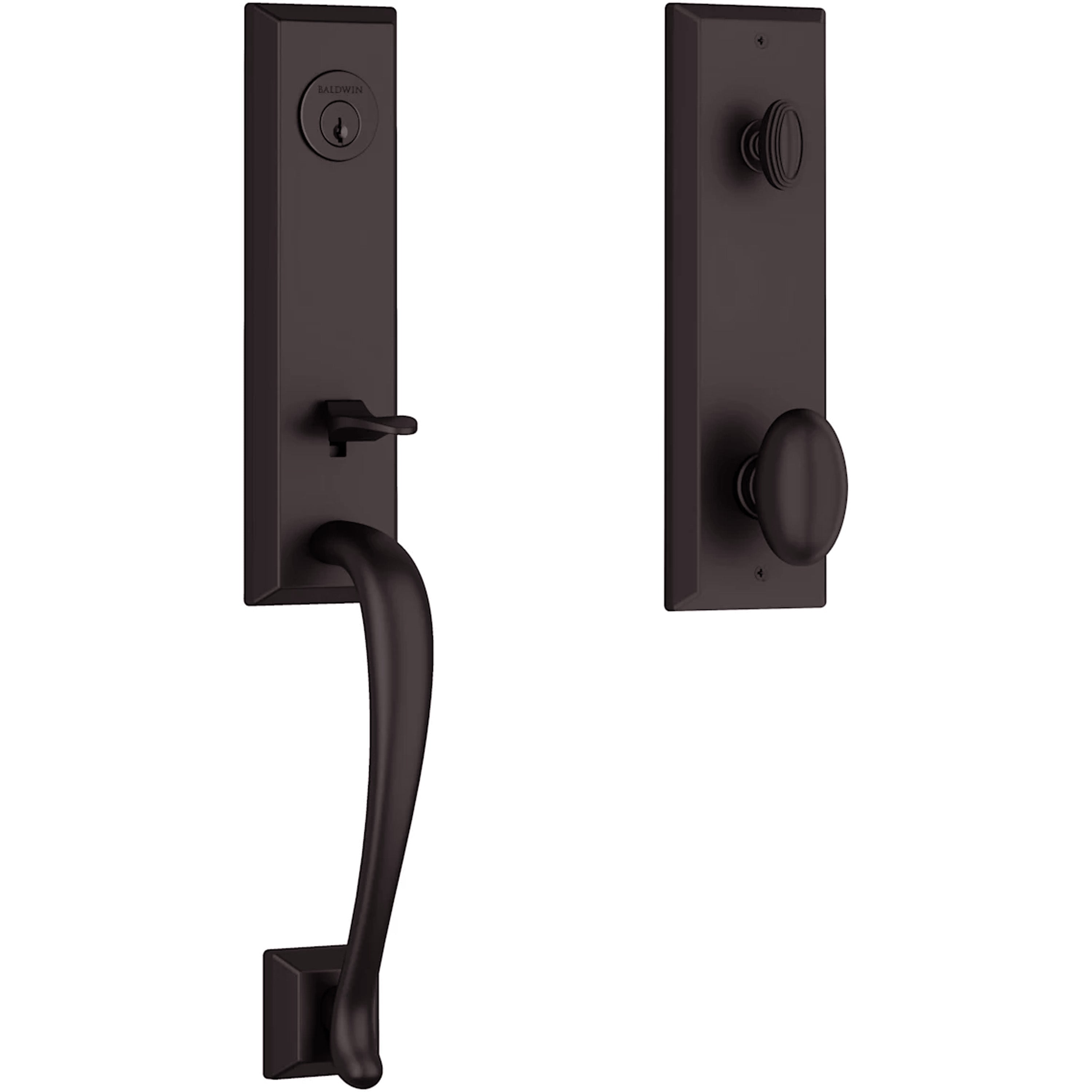 Baldwin Reserve Del Mar Handleset With Ellipse Knob