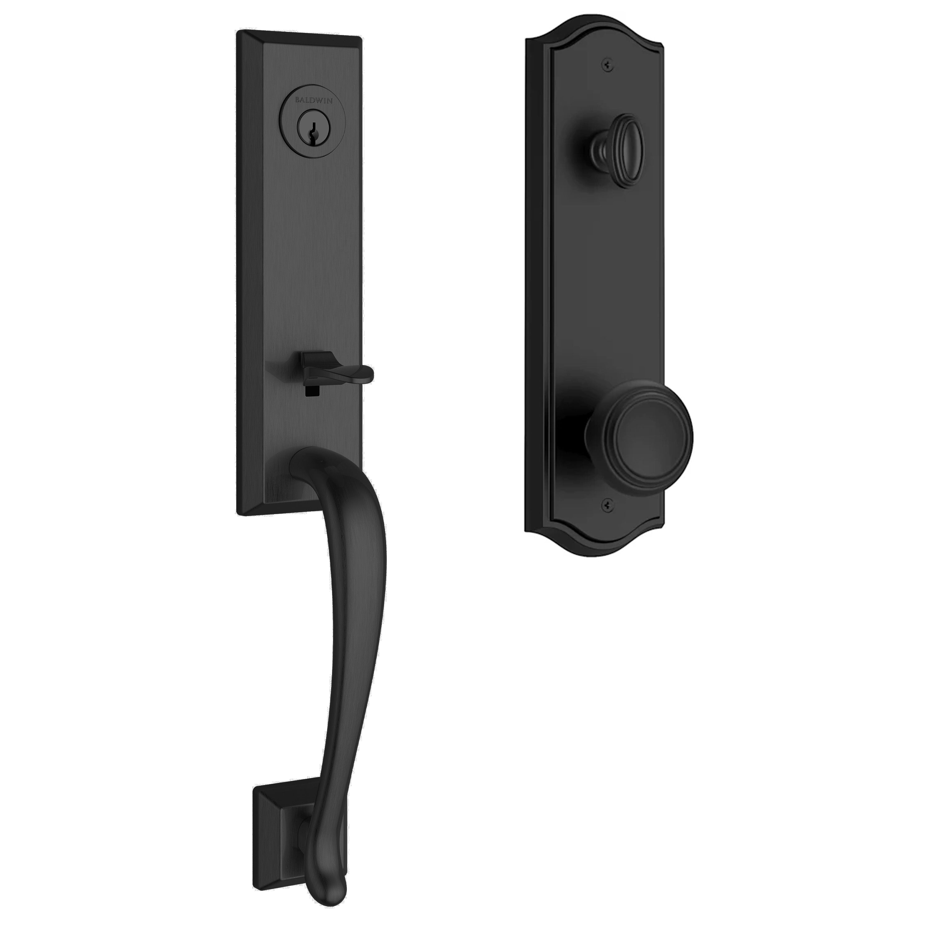 Baldwin Reserve Del Mar Handleset With Traditional Knob