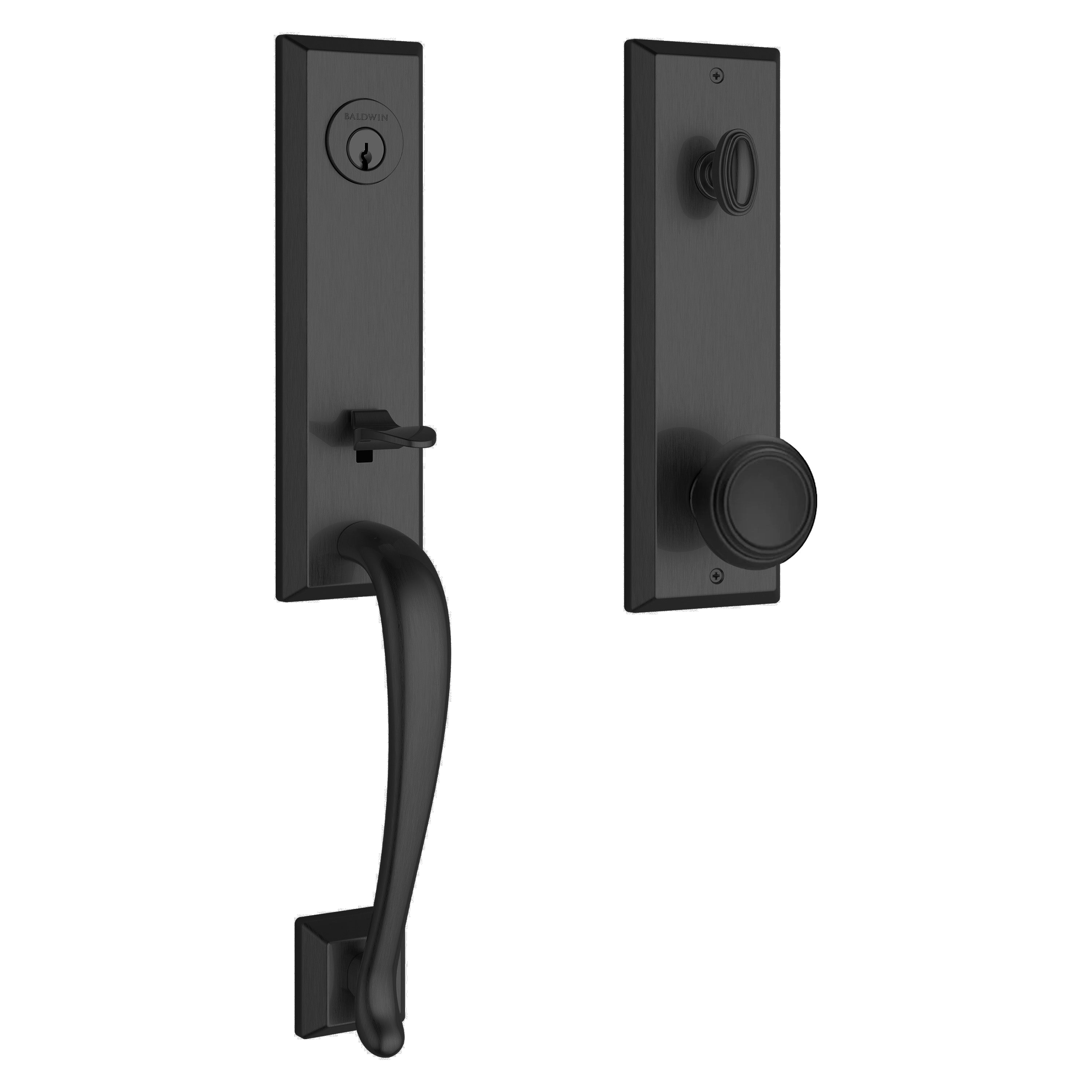 Baldwin Reserve Del Mar Handleset With Traditional Knob