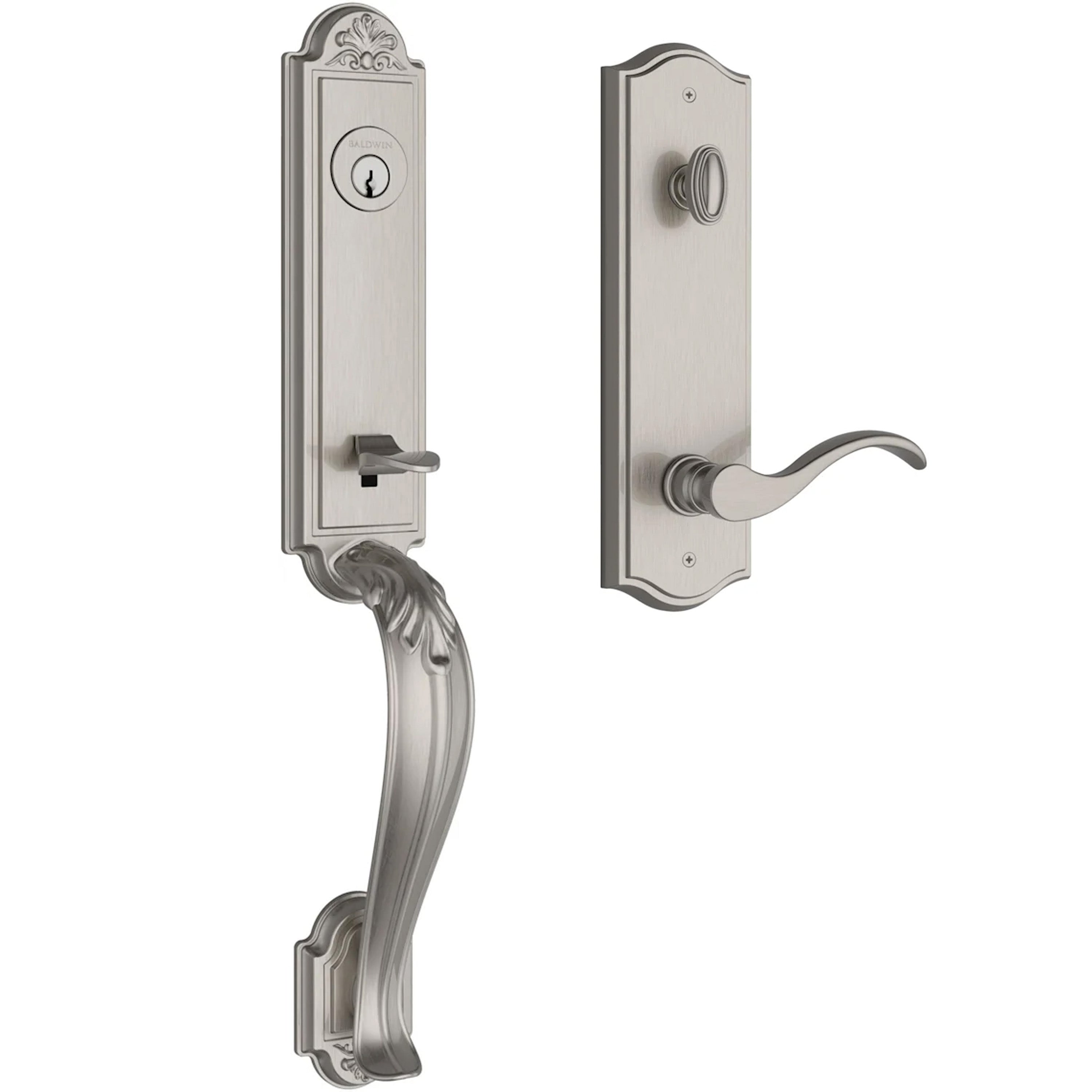 Baldwin Reserve Elizabeth Handleset With Curve Lever