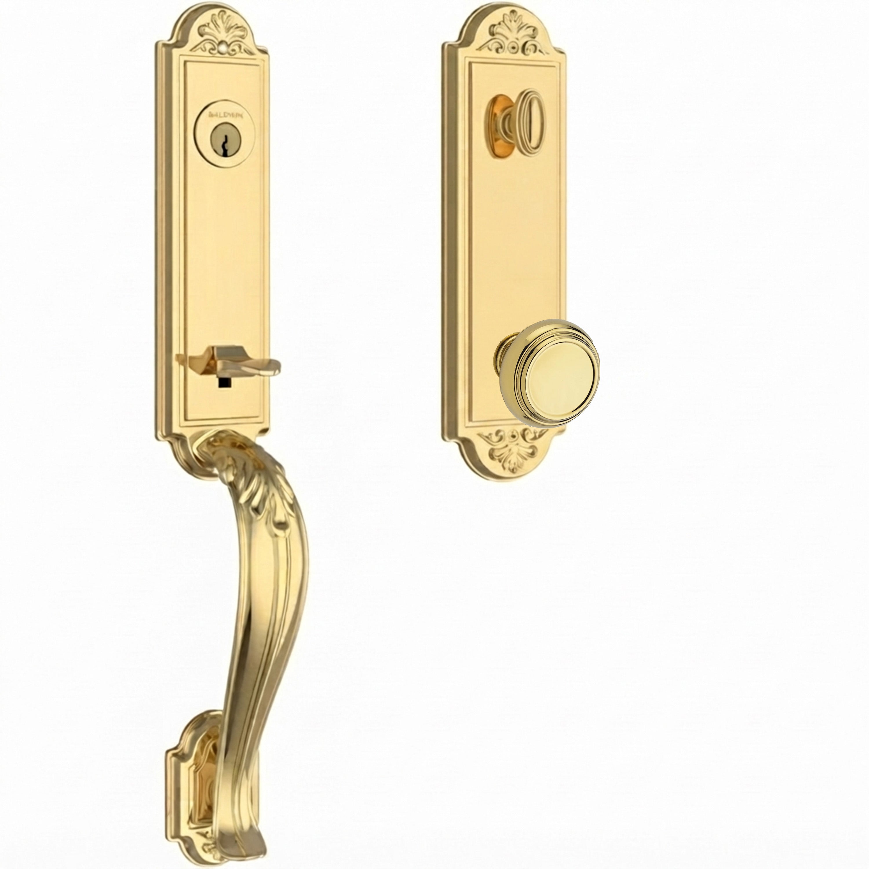 Baldwin Reserve Elizabeth Handleset With Traditional Knob