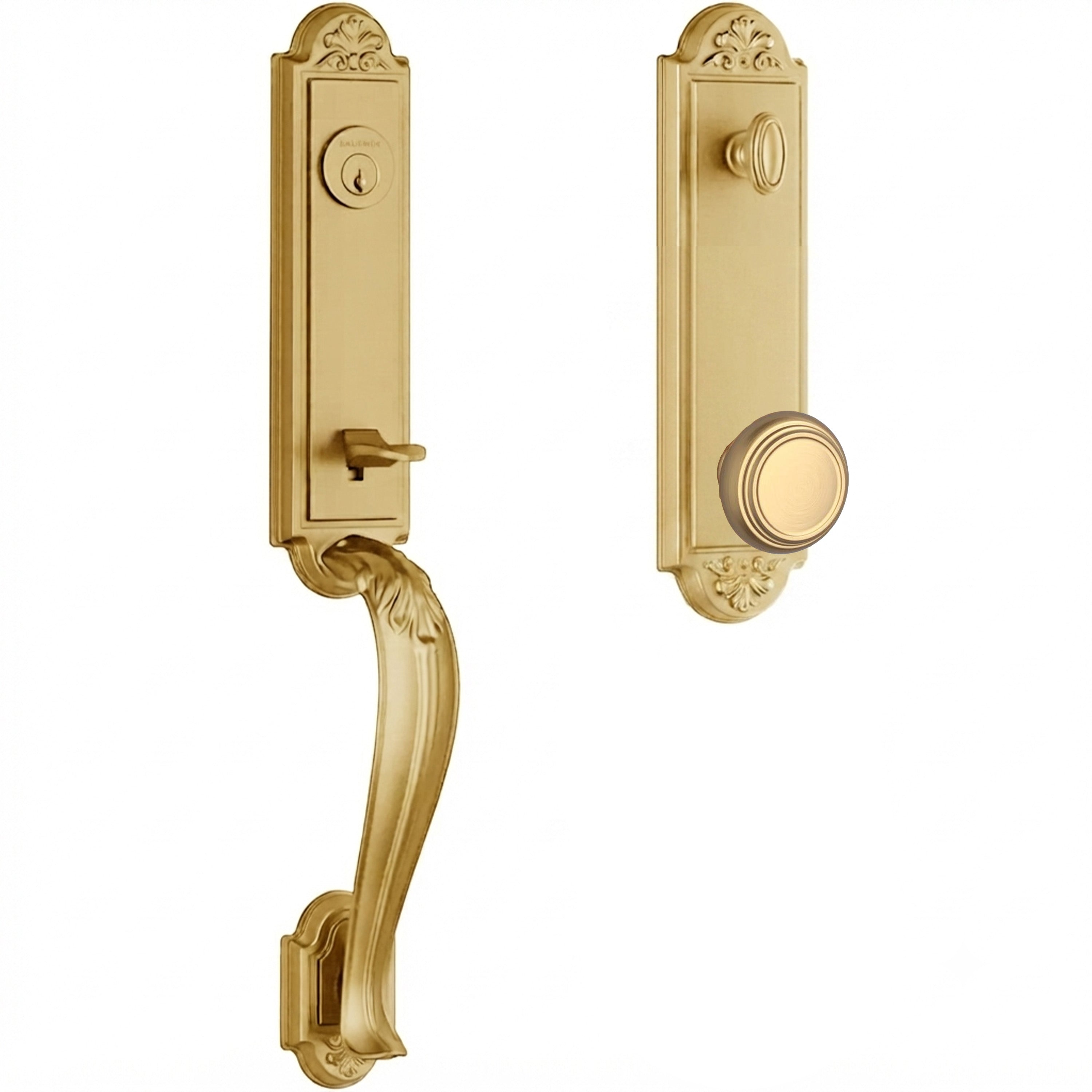 Baldwin Reserve Elizabeth Handleset With Traditional Knob