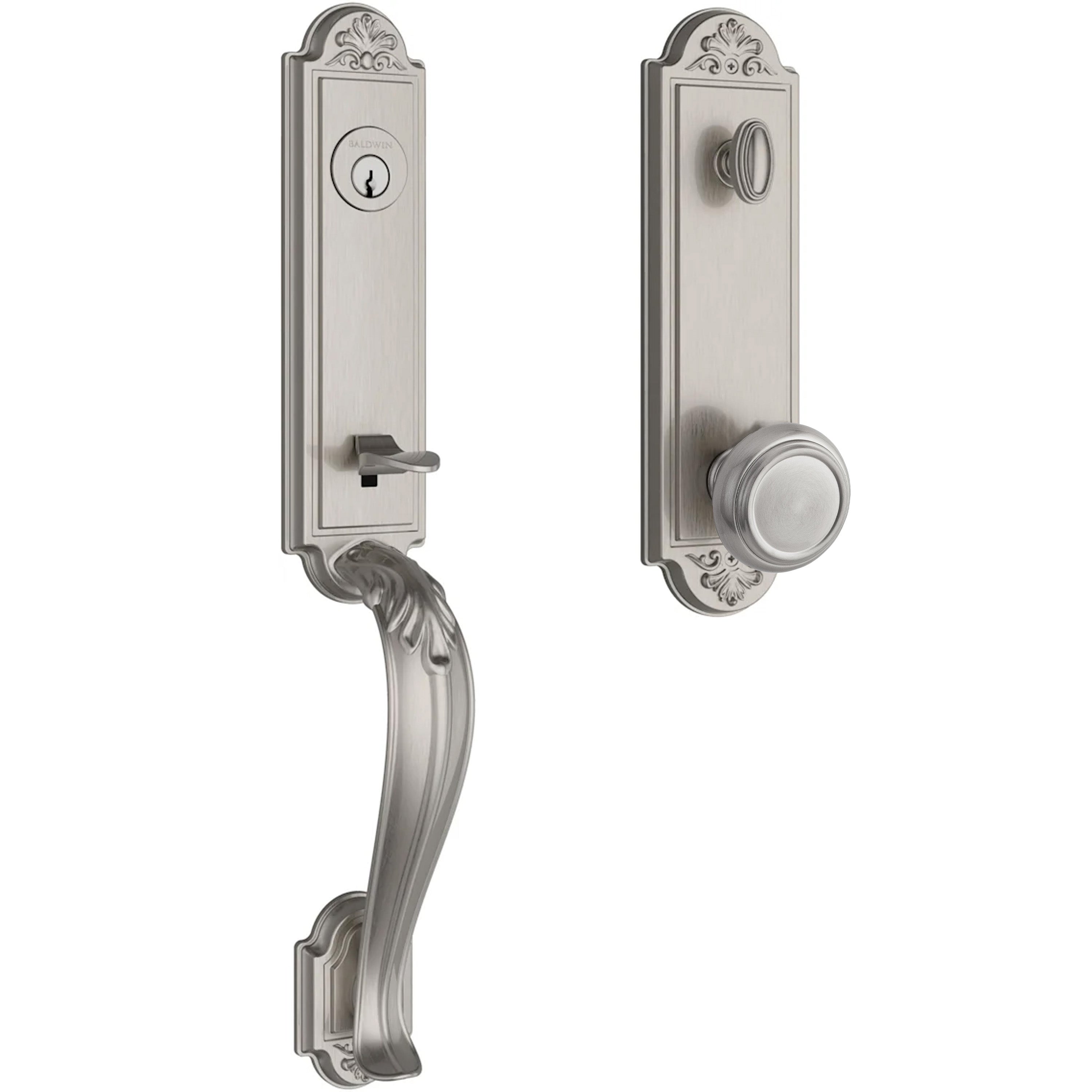 Baldwin Reserve Elizabeth Handleset With Traditional Knob