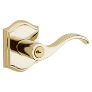 Baldwin Reserve Keyed Curve Lever Set