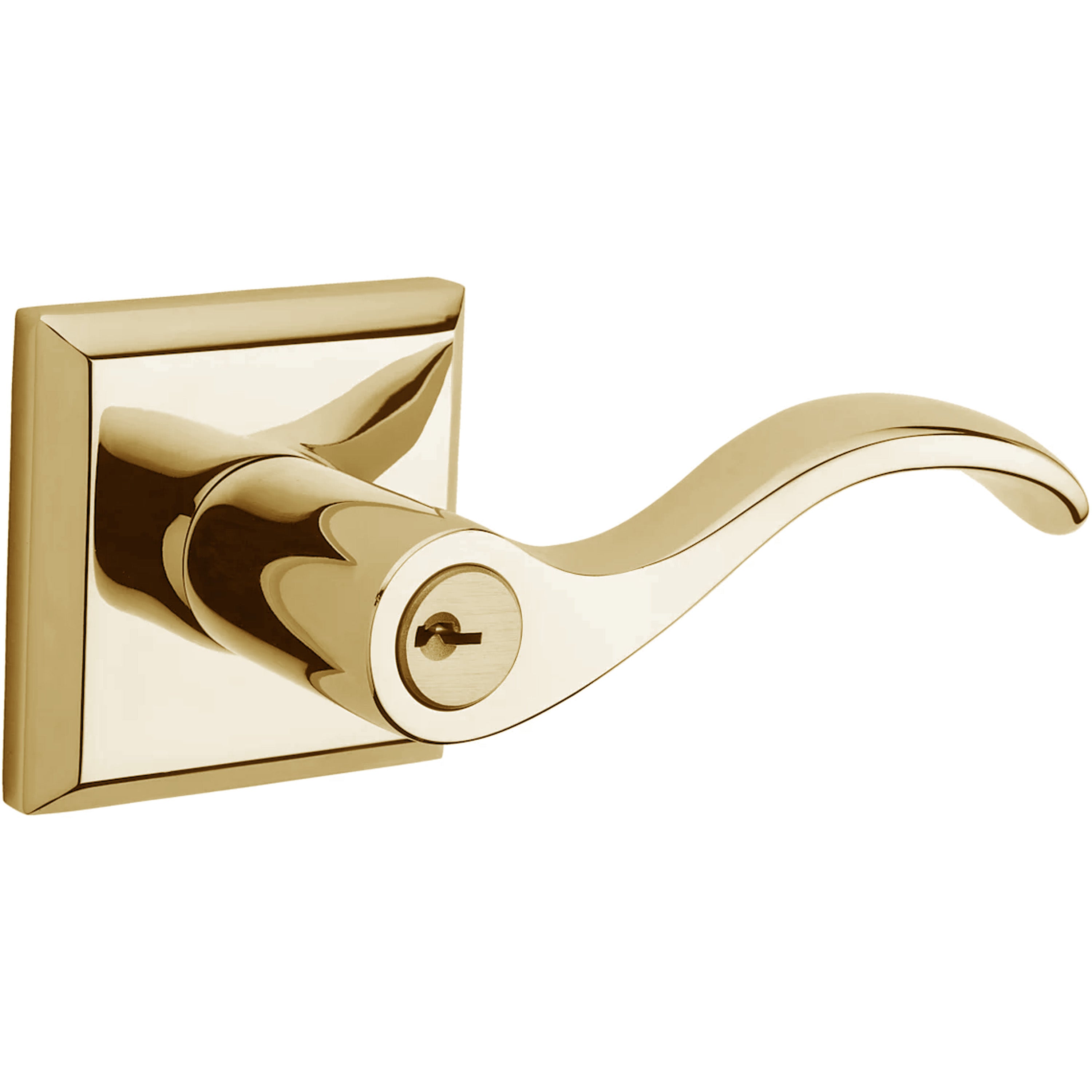 Baldwin Reserve Keyed Curve Lever Set