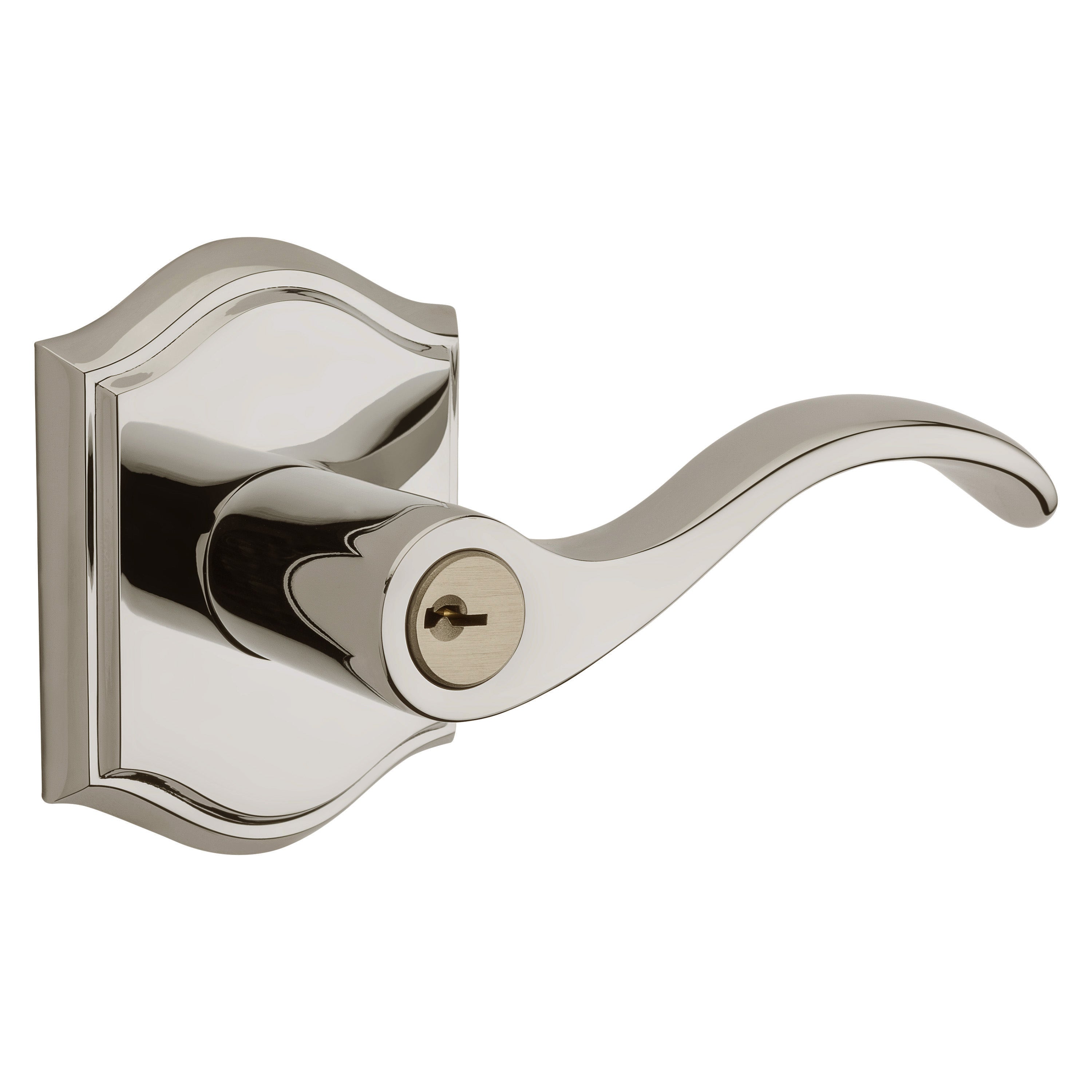 Baldwin Reserve Keyed Curve Lever Set