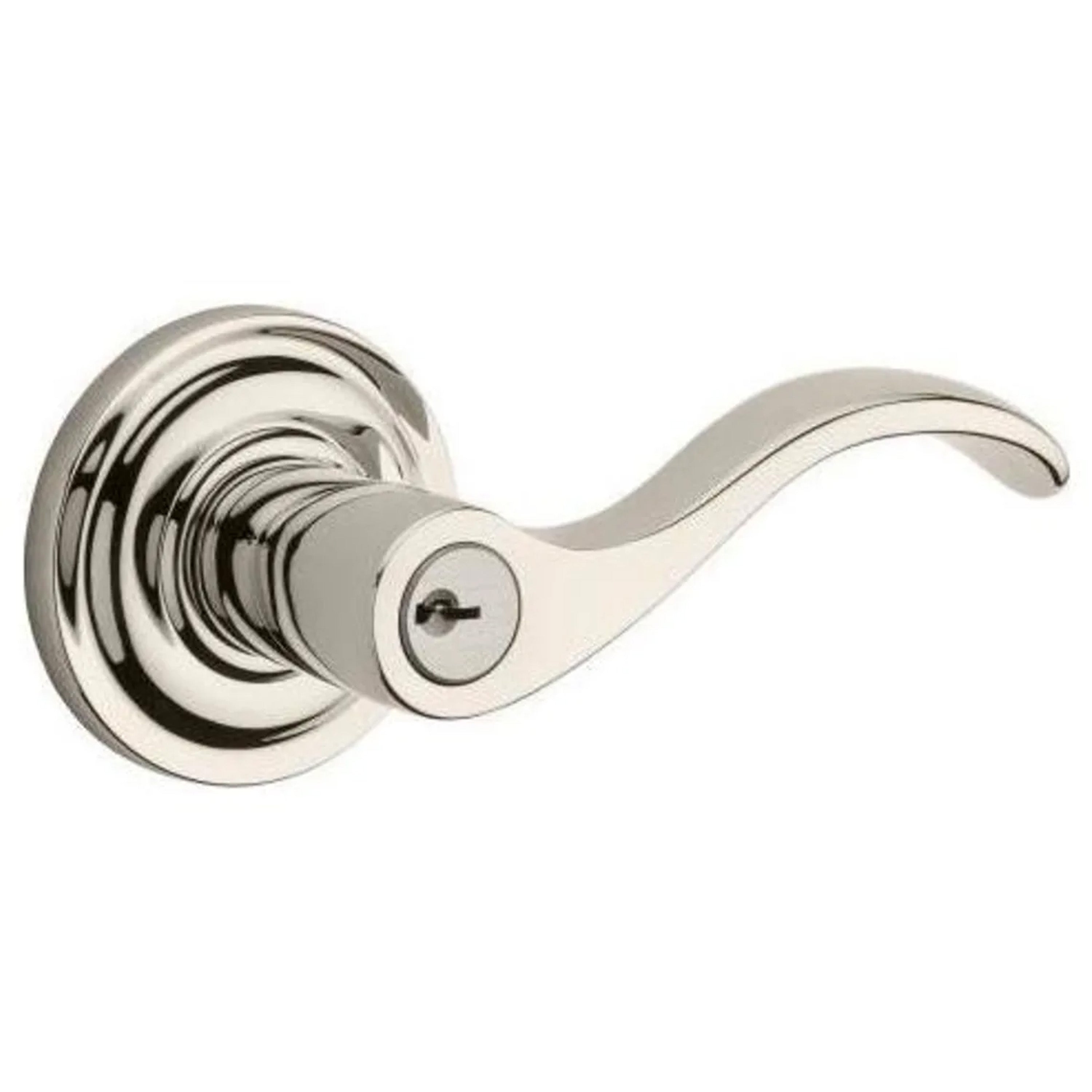 Baldwin Reserve Keyed Curve Lever Set