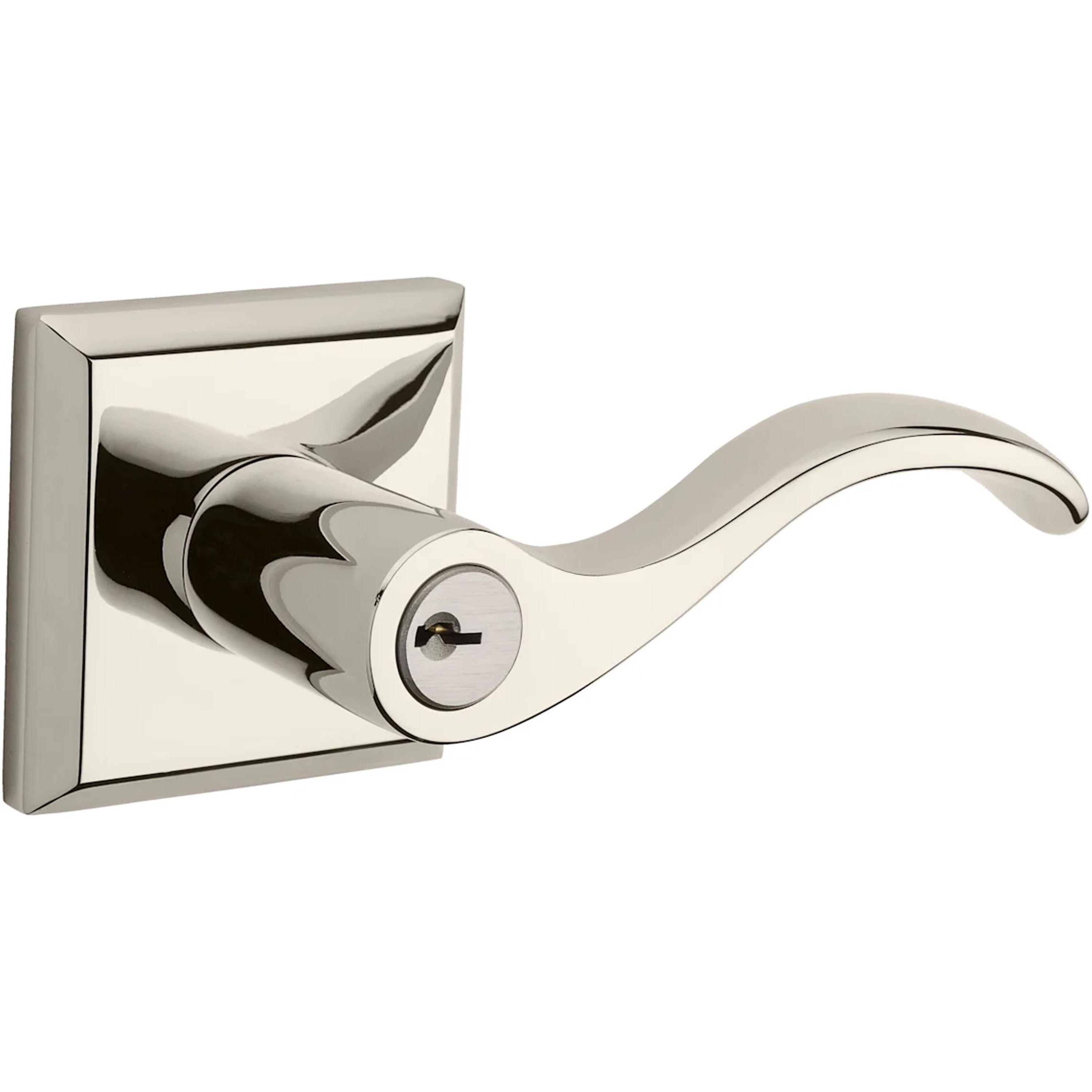 Baldwin Reserve Keyed Curve Lever Set