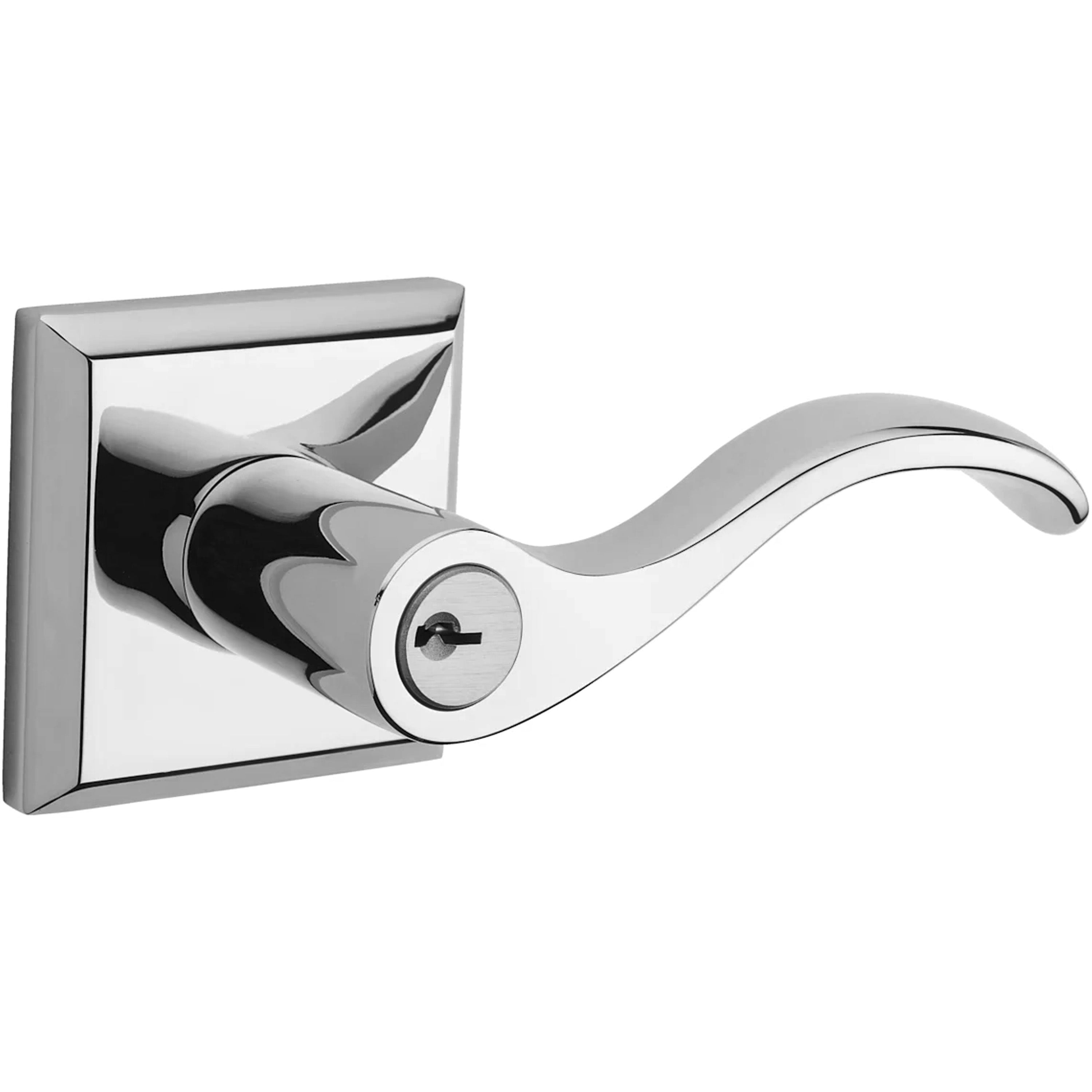 Baldwin Reserve Keyed Curve Lever Set