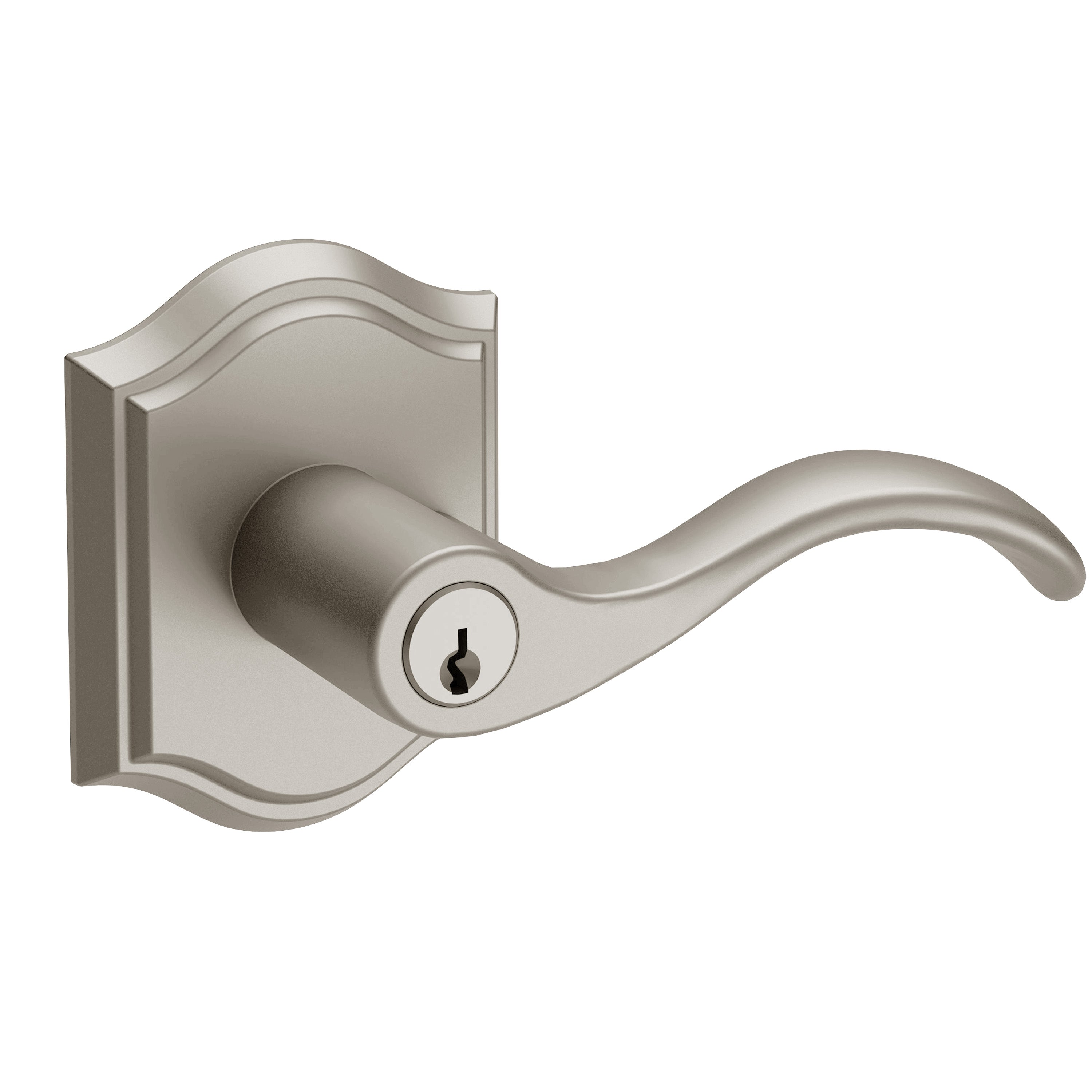 Baldwin Reserve Keyed Curve Lever Set