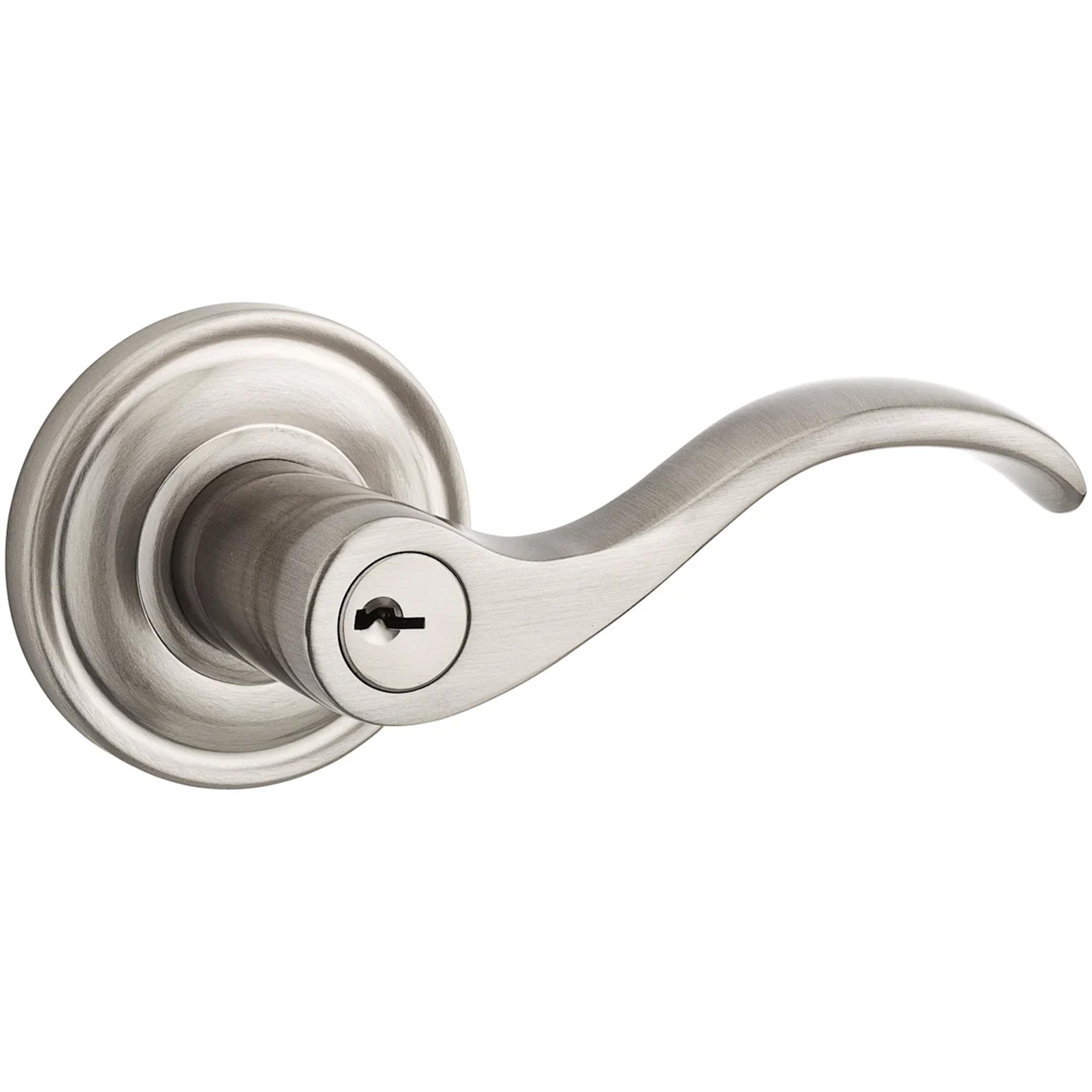 Baldwin Reserve Keyed Curve Lever Set