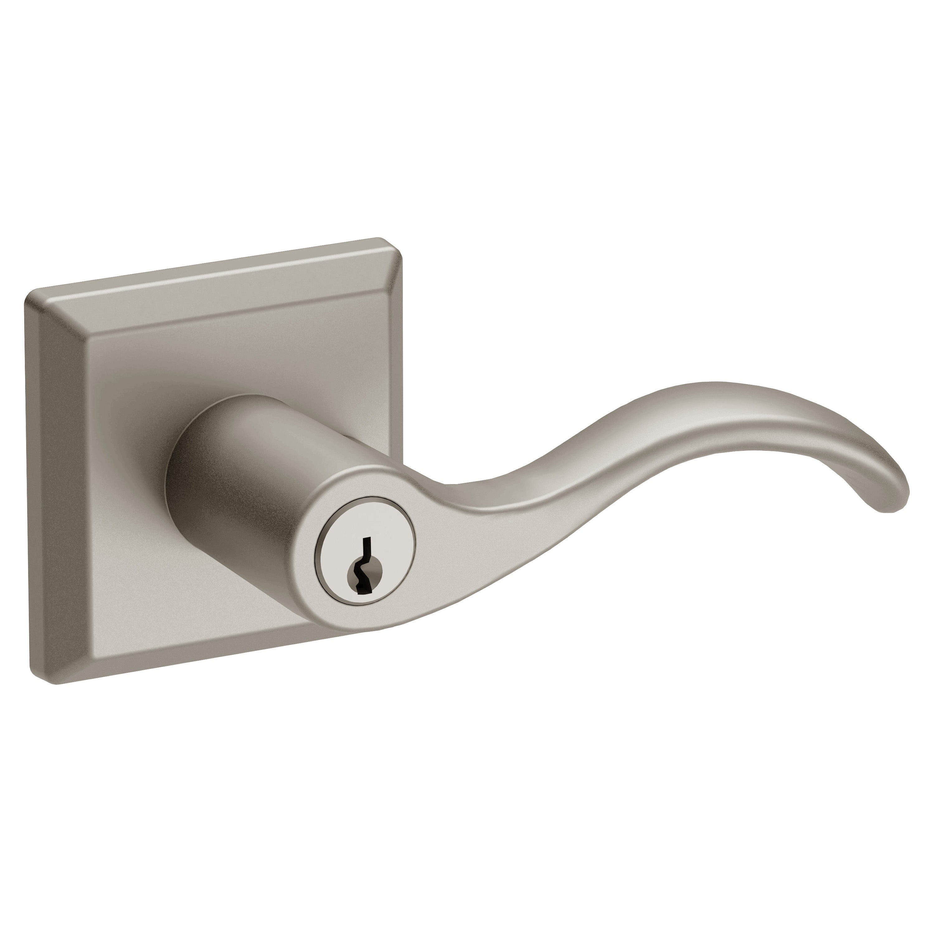 Baldwin Reserve Keyed Curve Lever Set