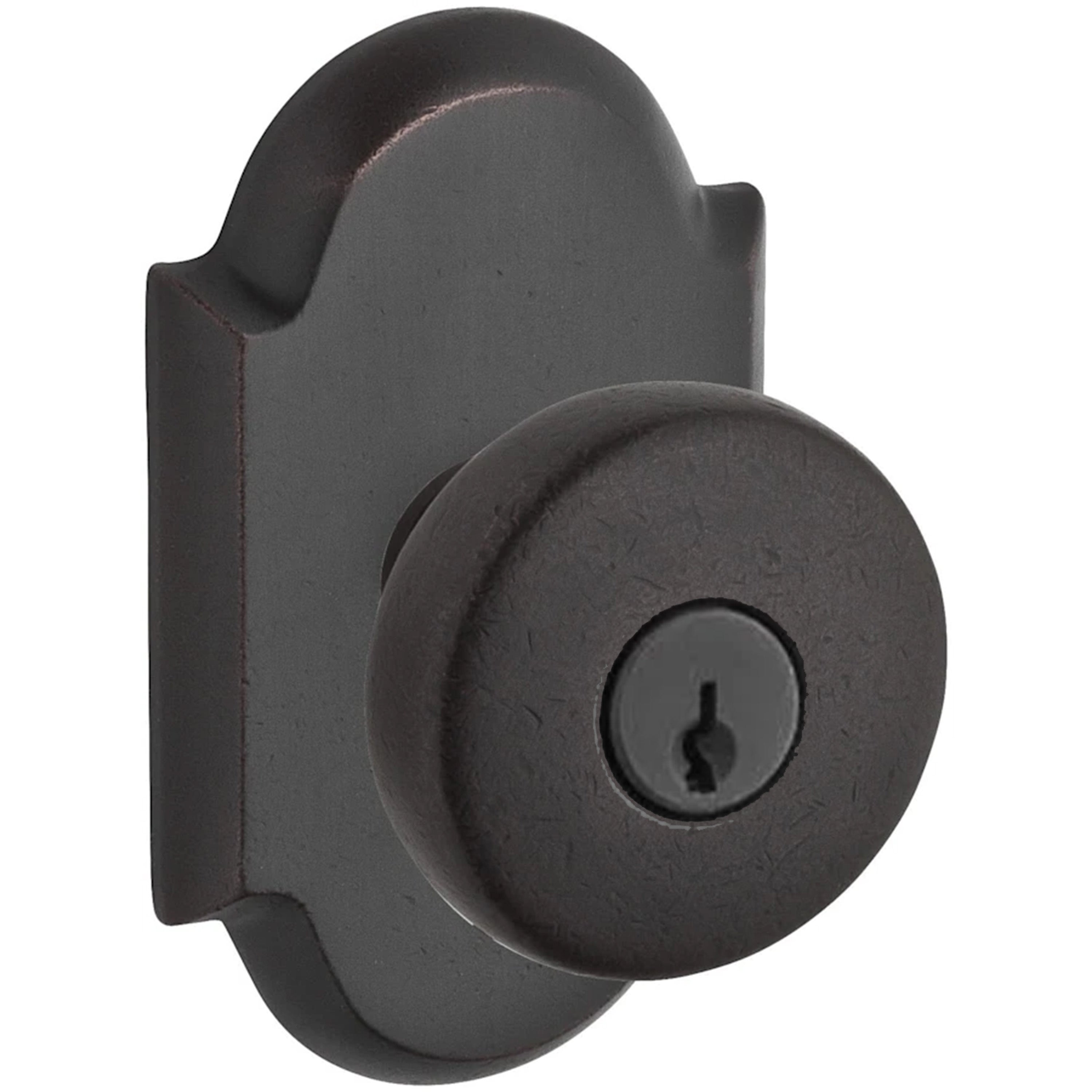 Baldwin Reserve Keyed Rustic Knob Set