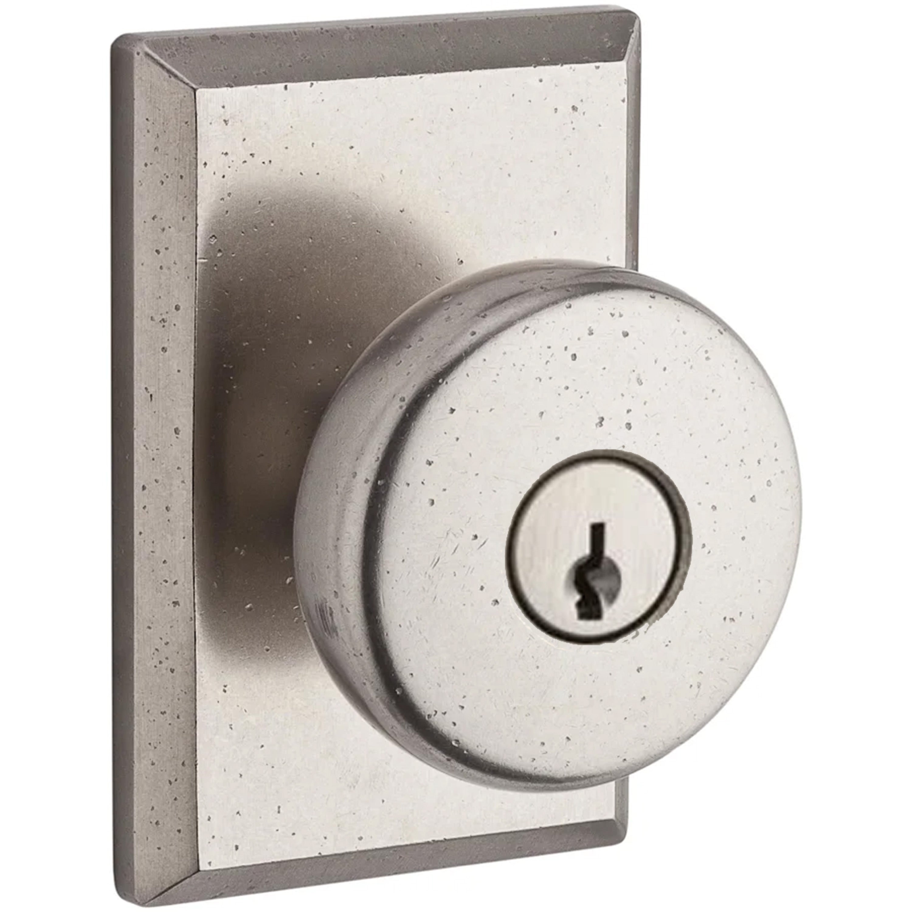 Baldwin Reserve Keyed Rustic Knob Set