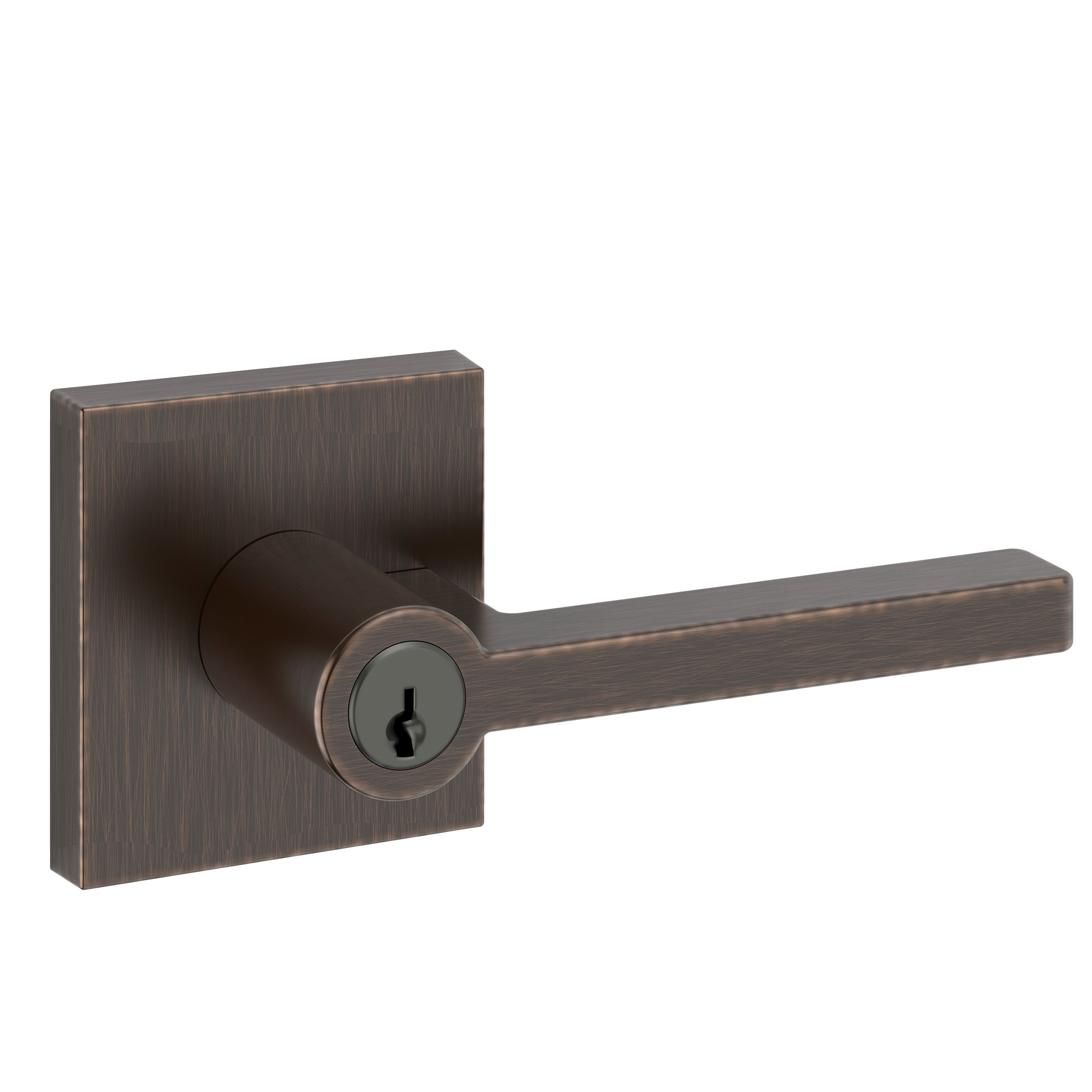 Baldwin Reserve Keyed Square Lever Set