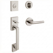 Baldwin Reserve La Jolla Single Cylinder Handleset With Square Lever