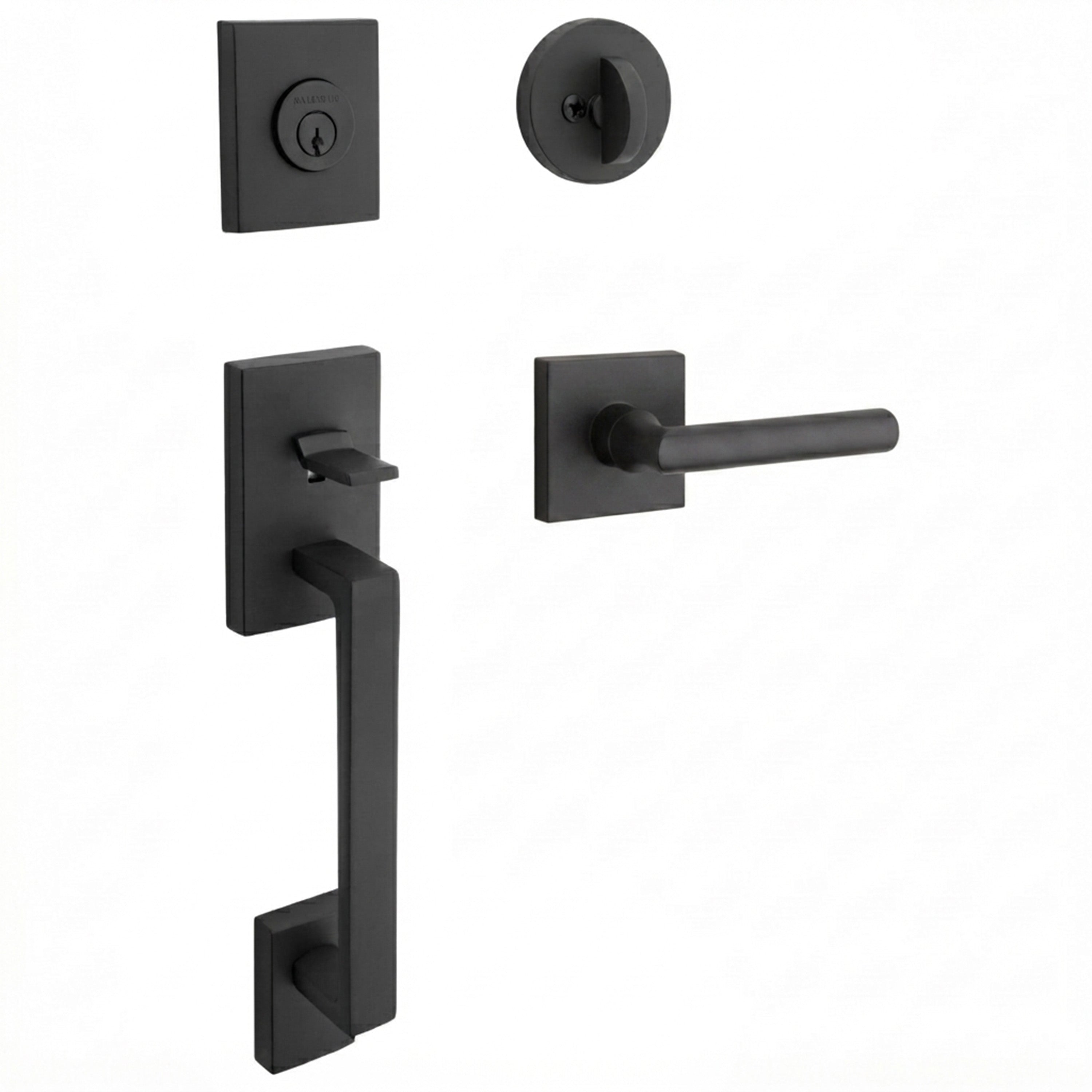 Baldwin Reserve La Jolla Single Cylinder Handleset With Tube Lever
