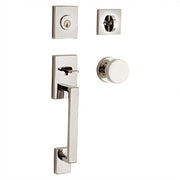 Baldwin Reserve La Jolla Single Cylinder Handleset With Contemporary Knob