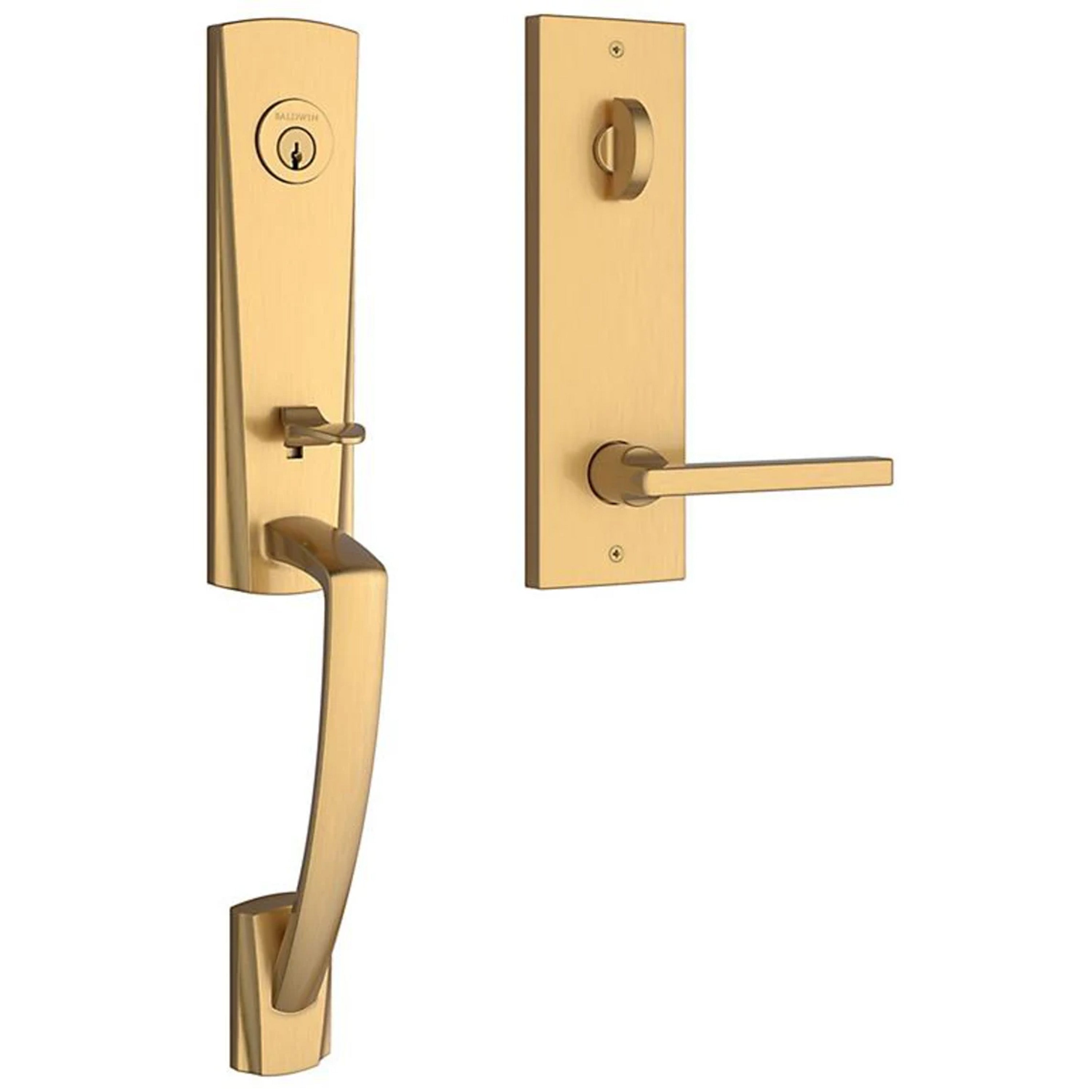 Baldwin Reserve Miami Handleset With Square Lever