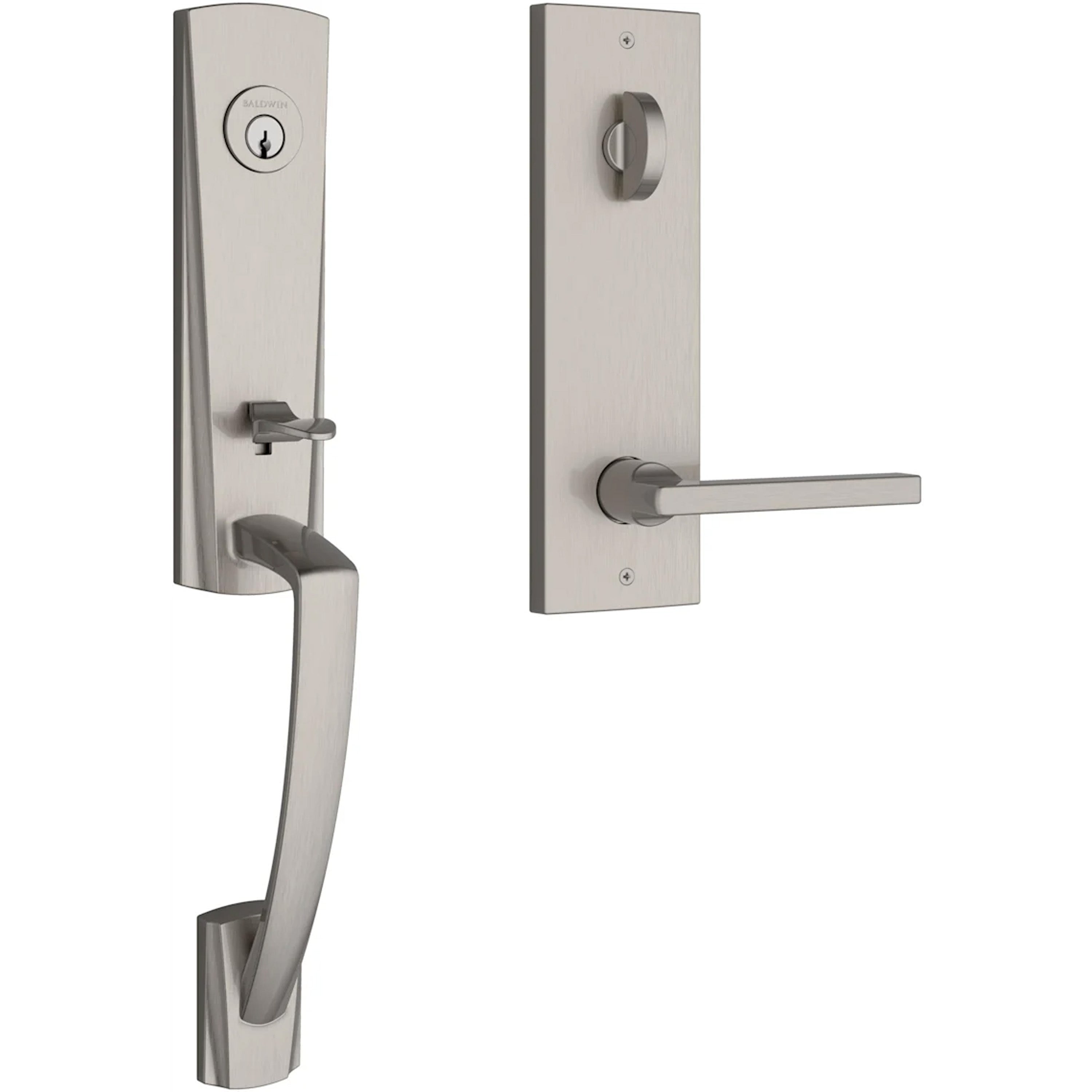 Baldwin Reserve Miami Handleset With Square Lever