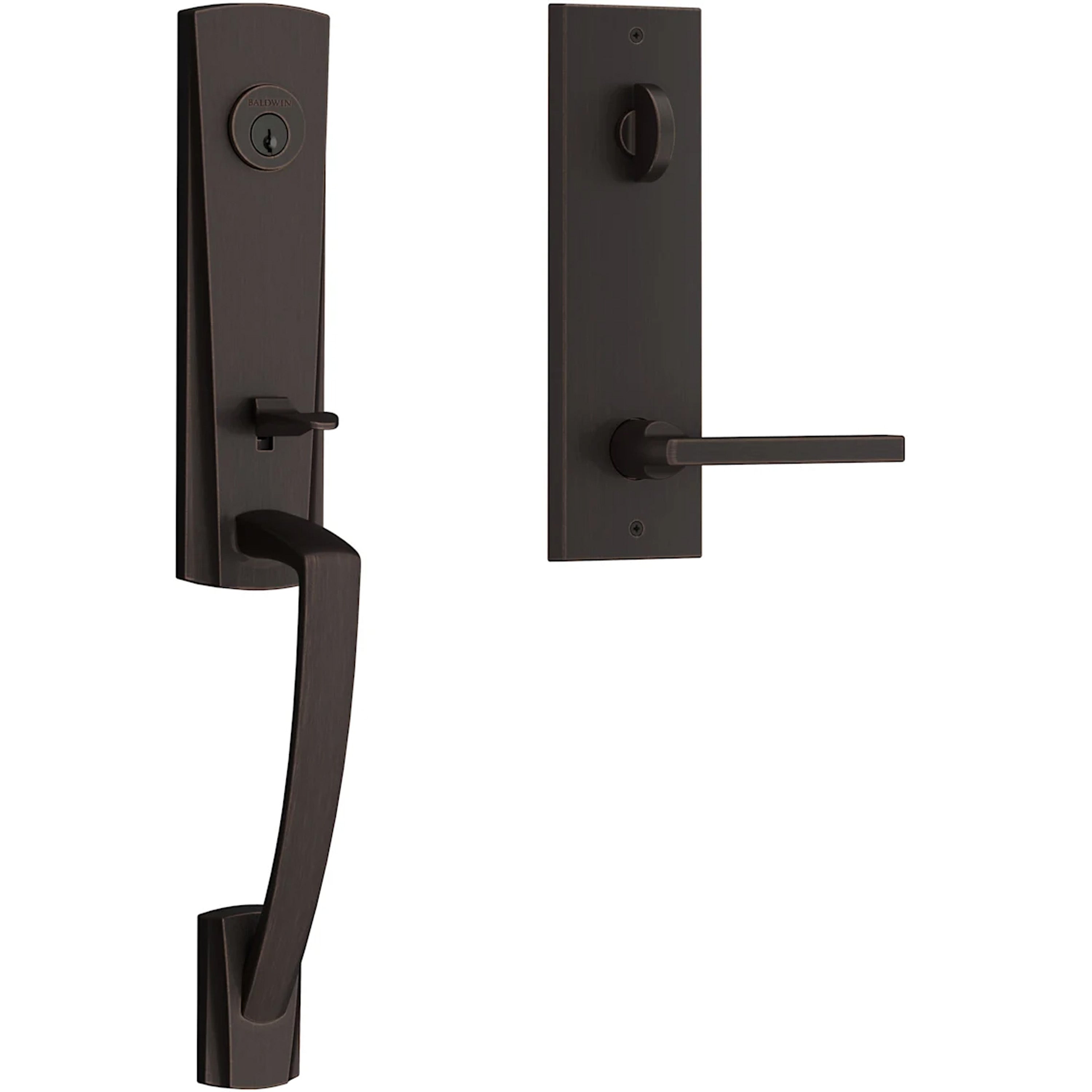 Baldwin Reserve Miami Handleset With Square Lever