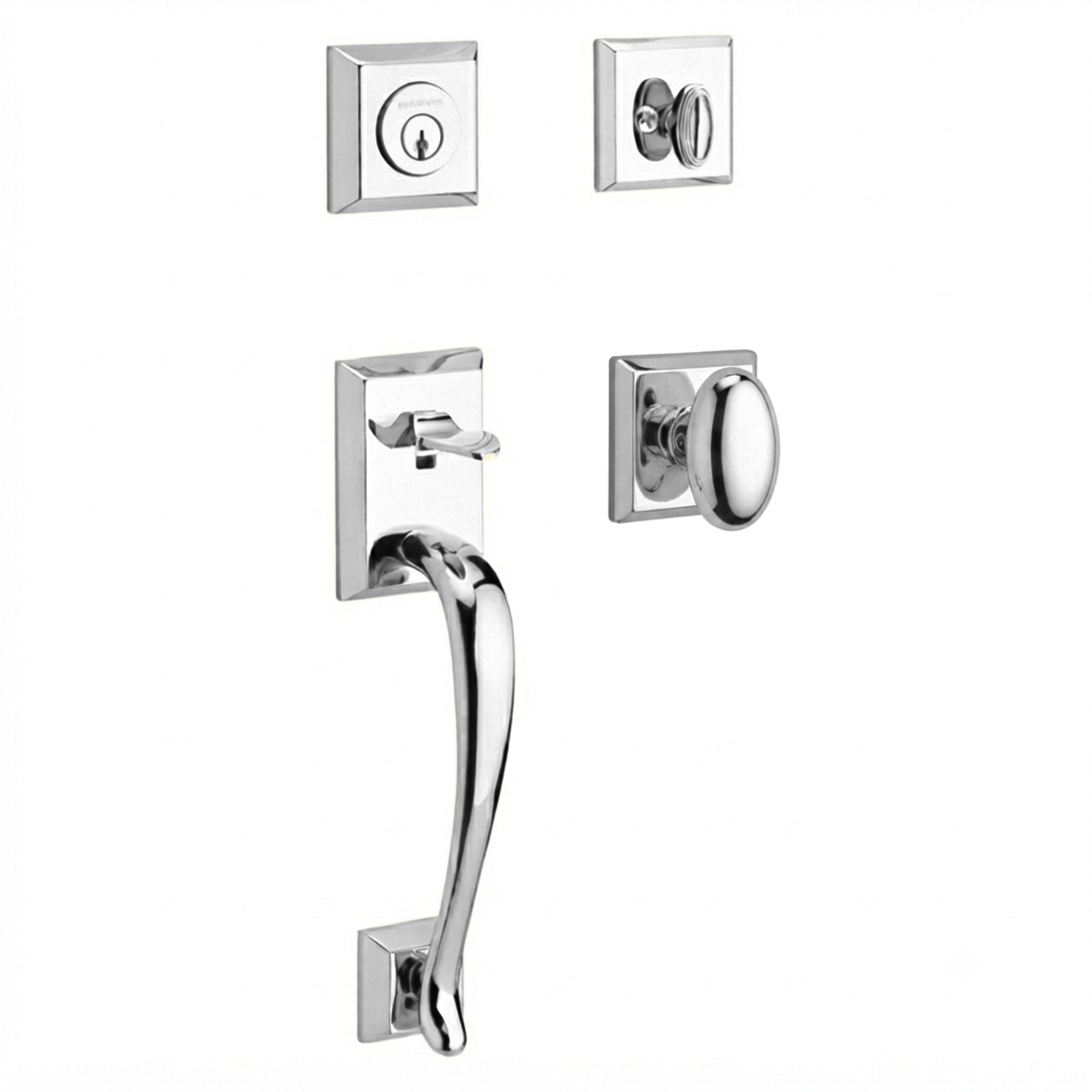 Baldwin Reserve Napa Single Cylinder Handleset With Ellipse Knob