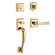 Baldwin Reserve Napa Single Cylinder Handleset With Federal Lever