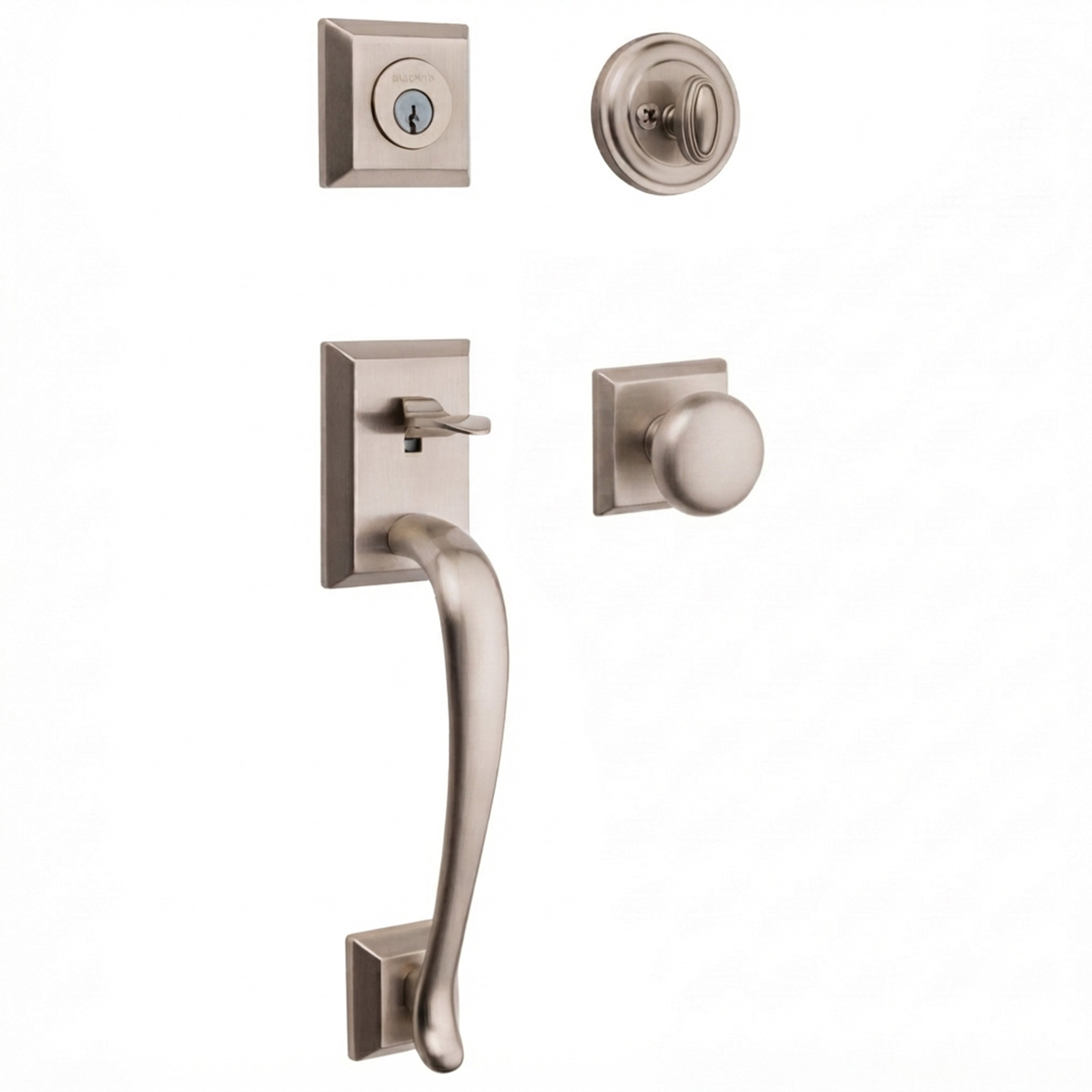 Baldwin Reserve Napa Single Cylinder Handleset With Round Knob